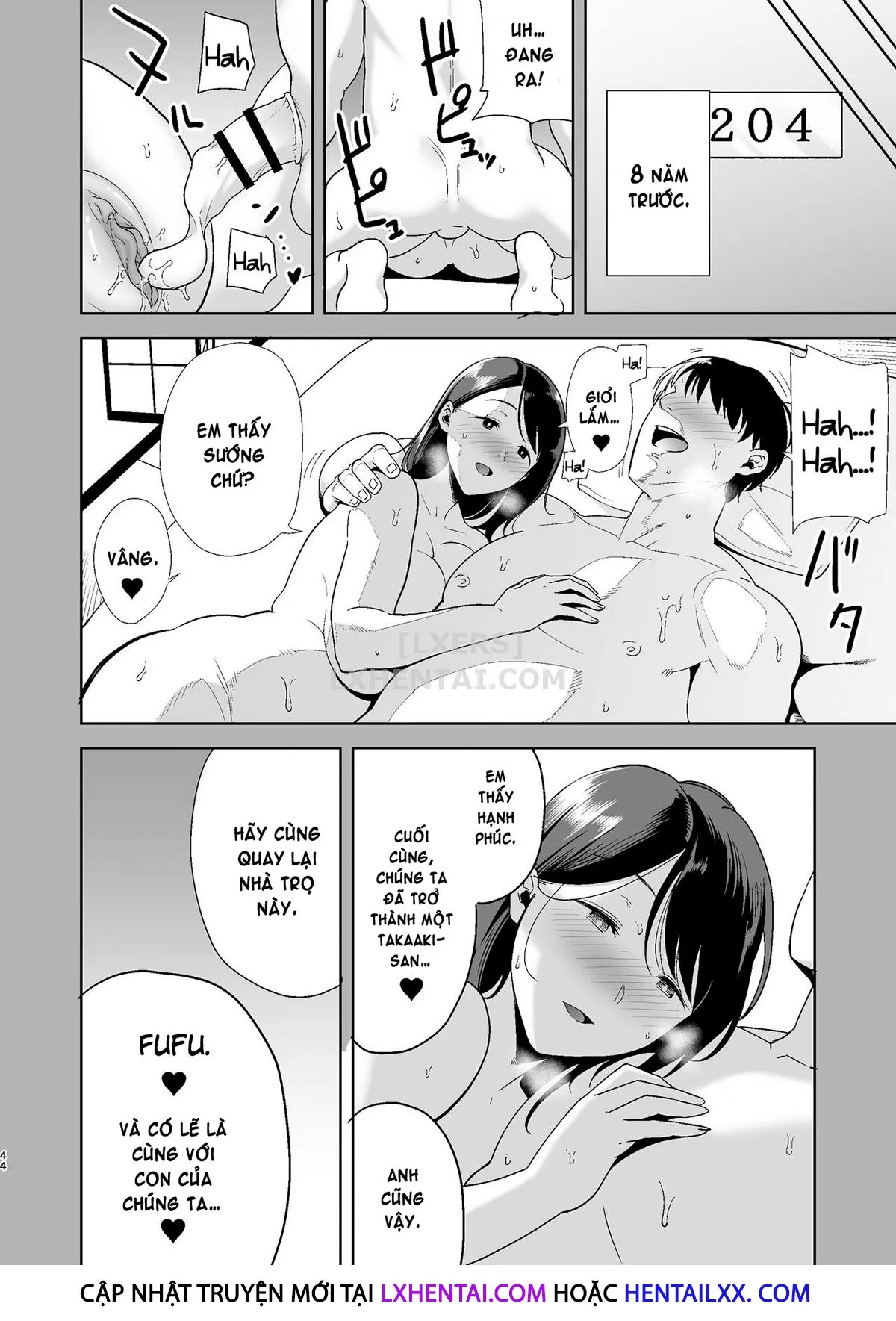 HentaiVN.net - Ảnh 44 - Natsuzuma ~Natsu, Ryokan, Nanpa Otoko-Tachi Ni Ochita Tsuma~ - Chap 1 - Có che