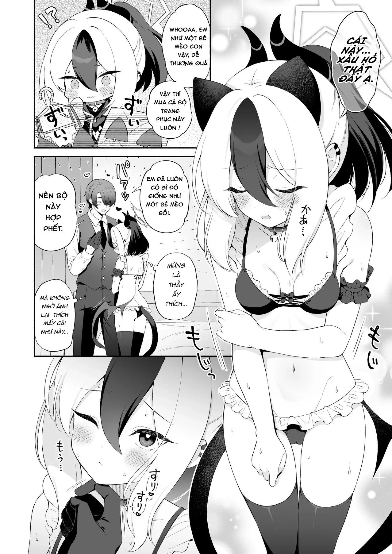 HentaiVN.net - Ảnh 6 - Kayoko muốn làm bé mèo của thầy ❤️ - Oneshot