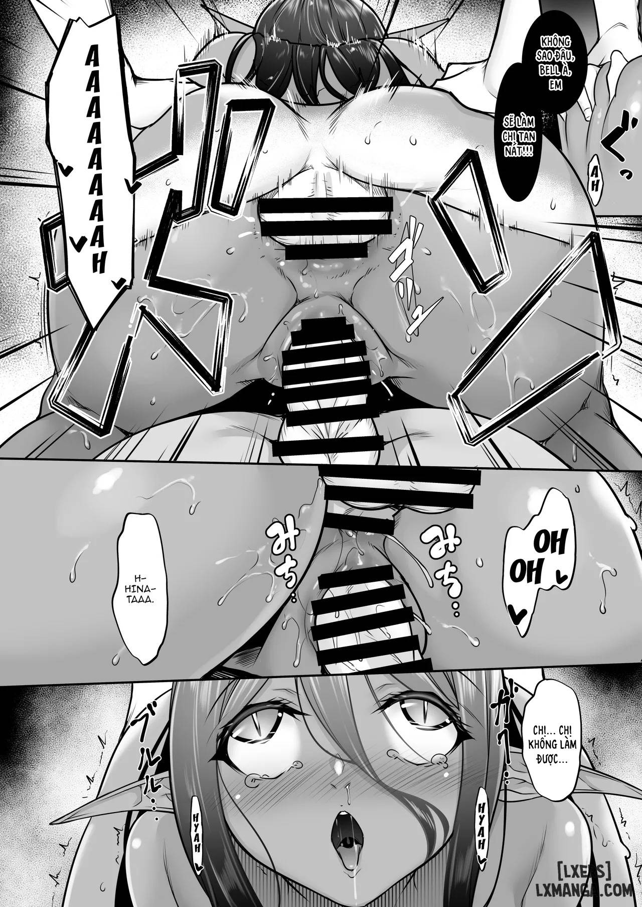 HentaiVN.net - Ảnh 25 - Chotto dake Ai ga Omoi Dark Elf ga Isekai kara Oikakete Kita 5 - Oneshot.