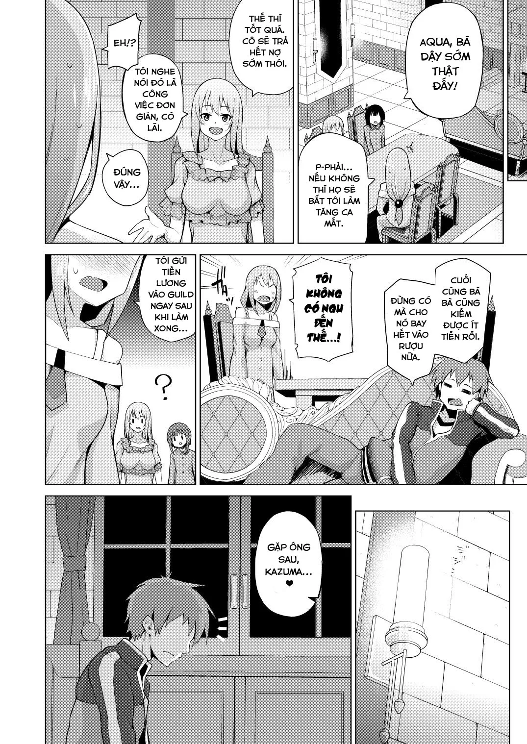 HentaiVN.net - Ảnh 17 - Nữ thần vô dụng [Damegami-sama no Succubus Beit! , 駄女神さまのサキュバスバイト! , Kono Damegami-sama ni Zecchou o!! , この駄女神さまに絶頂を!!] - Chap 1: Nữ thần vô dụng