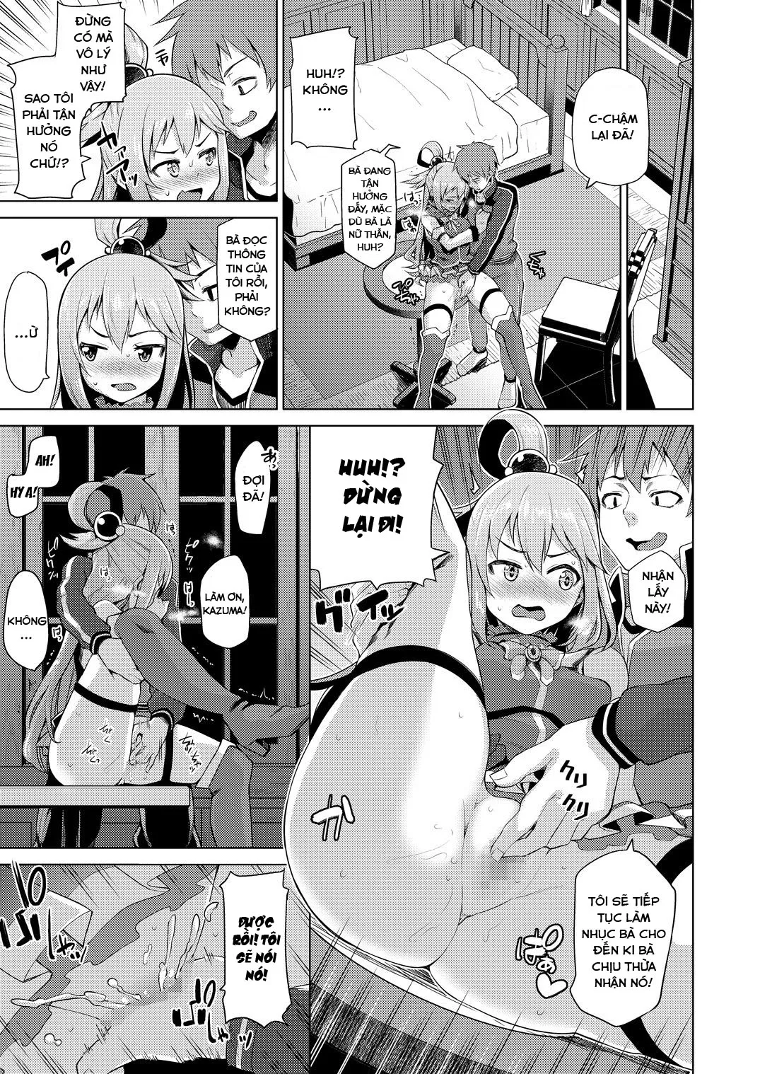 HentaiVN.net - Ảnh 8 - Nữ thần vô dụng [Damegami-sama no Succubus Beit! , 駄女神さまのサキュバスバイト! , Kono Damegami-sama ni Zecchou o!! , この駄女神さまに絶頂を!!] - Chap 1: Nữ thần vô dụng