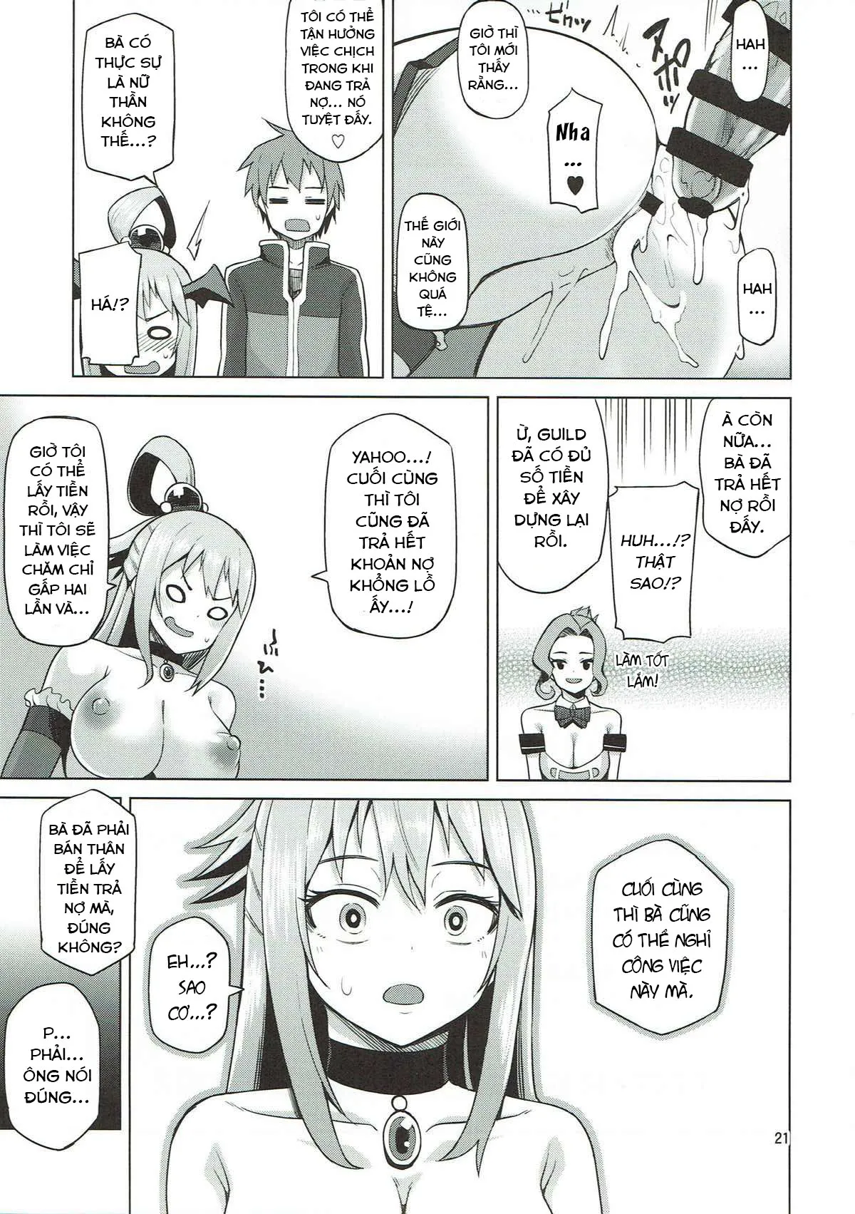 HentaiVN.net - Ảnh 22 - Nữ thần vô dụng [Damegami-sama no Succubus Beit! , 駄女神さまのサキュバスバイト! , Kono Damegami-sama ni Zecchou o!! , この駄女神さまに絶頂を!!] - Chap 2: Mind break [Latest]