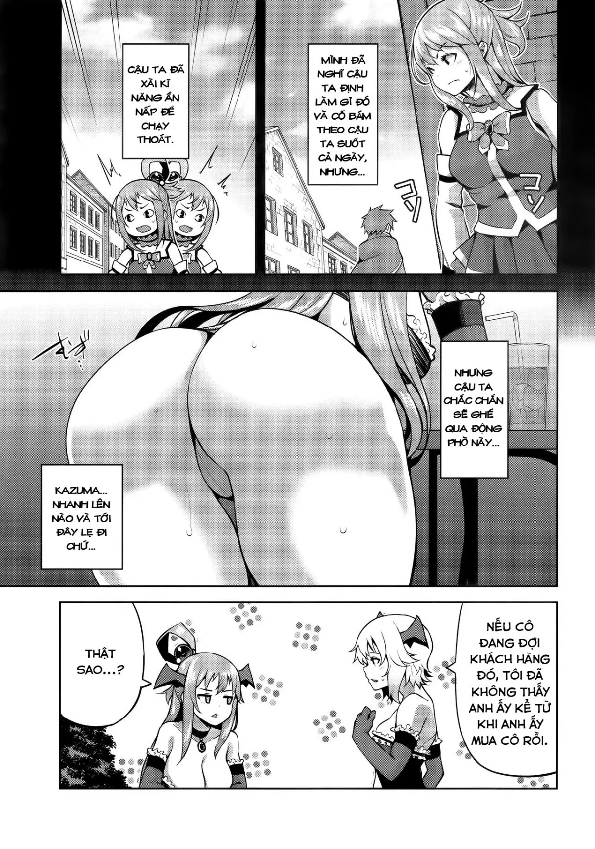 HentaiVN.net - Ảnh 11 - Nữ thần vô dụng [Damegami-sama no Succubus Beit! , 駄女神さまのサキュバスバイト! , Kono Damegami-sama ni Zecchou o!! , この駄女神さまに絶頂を!!] - Chap 3: End ??