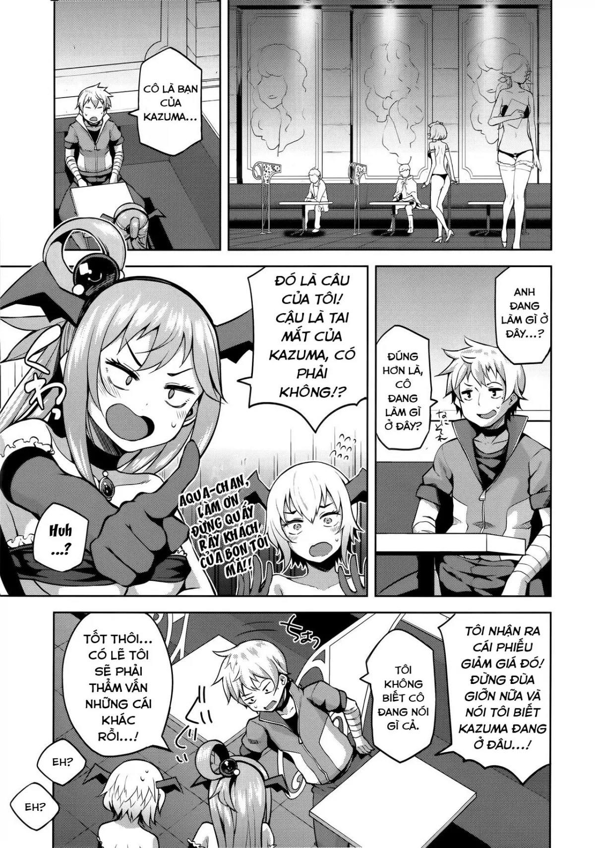 HentaiVN.net - Ảnh 13 - Nữ thần vô dụng [Damegami-sama no Succubus Beit! , 駄女神さまのサキュバスバイト! , Kono Damegami-sama ni Zecchou o!! , この駄女神さまに絶頂を!!] - Chap 3: End ??