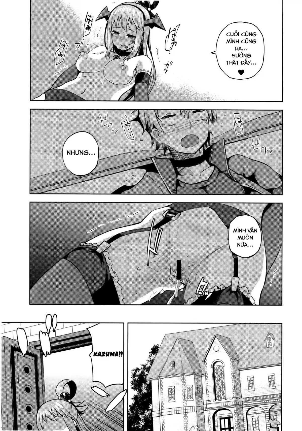 HentaiVN.net - Ảnh 21 - Nữ thần vô dụng [Damegami-sama no Succubus Beit! , 駄女神さまのサキュバスバイト! , Kono Damegami-sama ni Zecchou o!! , この駄女神さまに絶頂を!!] - Chap 3: End ??