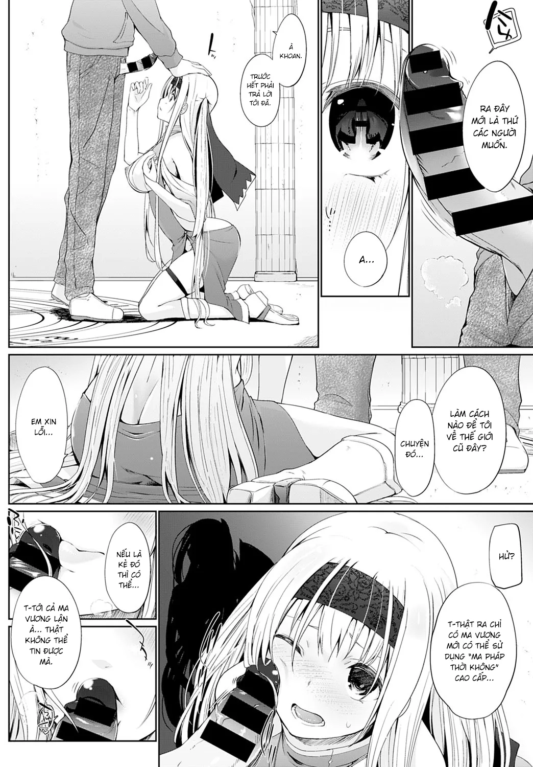 HentaiVN.net - Ảnh 8 - Bị Triệu Hồi Đến Thế Giới Khổ Dâm [Isekai ni Shoukansaretara Zenin Do M Toka...Chotto Imi ga Wakaranai] - Chap 1