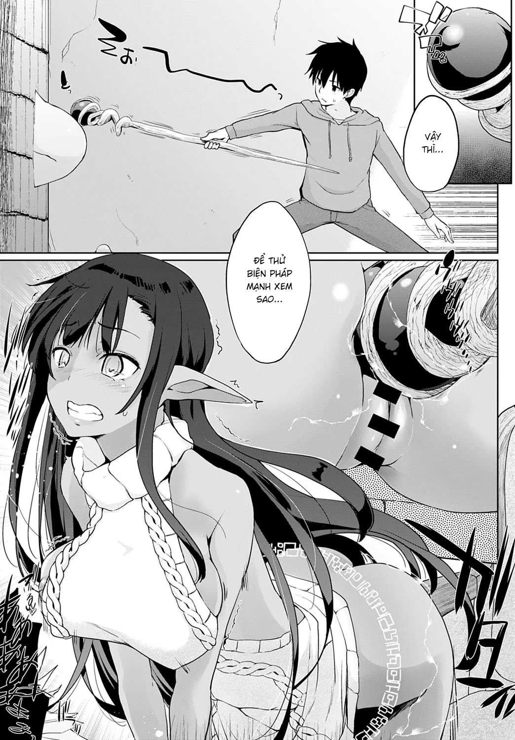 HentaiVN.net - Ảnh 5 - Bị Triệu Hồi Đến Thế Giới Khổ Dâm [Isekai ni Shoukansaretara Zenin Do M Toka...Chotto Imi ga Wakaranai] - Chap 4