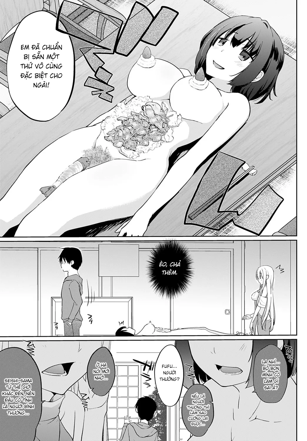 HentaiVN.net - Ảnh 3 - Bị Triệu Hồi Đến Thế Giới Khổ Dâm [Isekai ni Shoukansaretara Zenin Do M Toka...Chotto Imi ga Wakaranai] - Chap 5