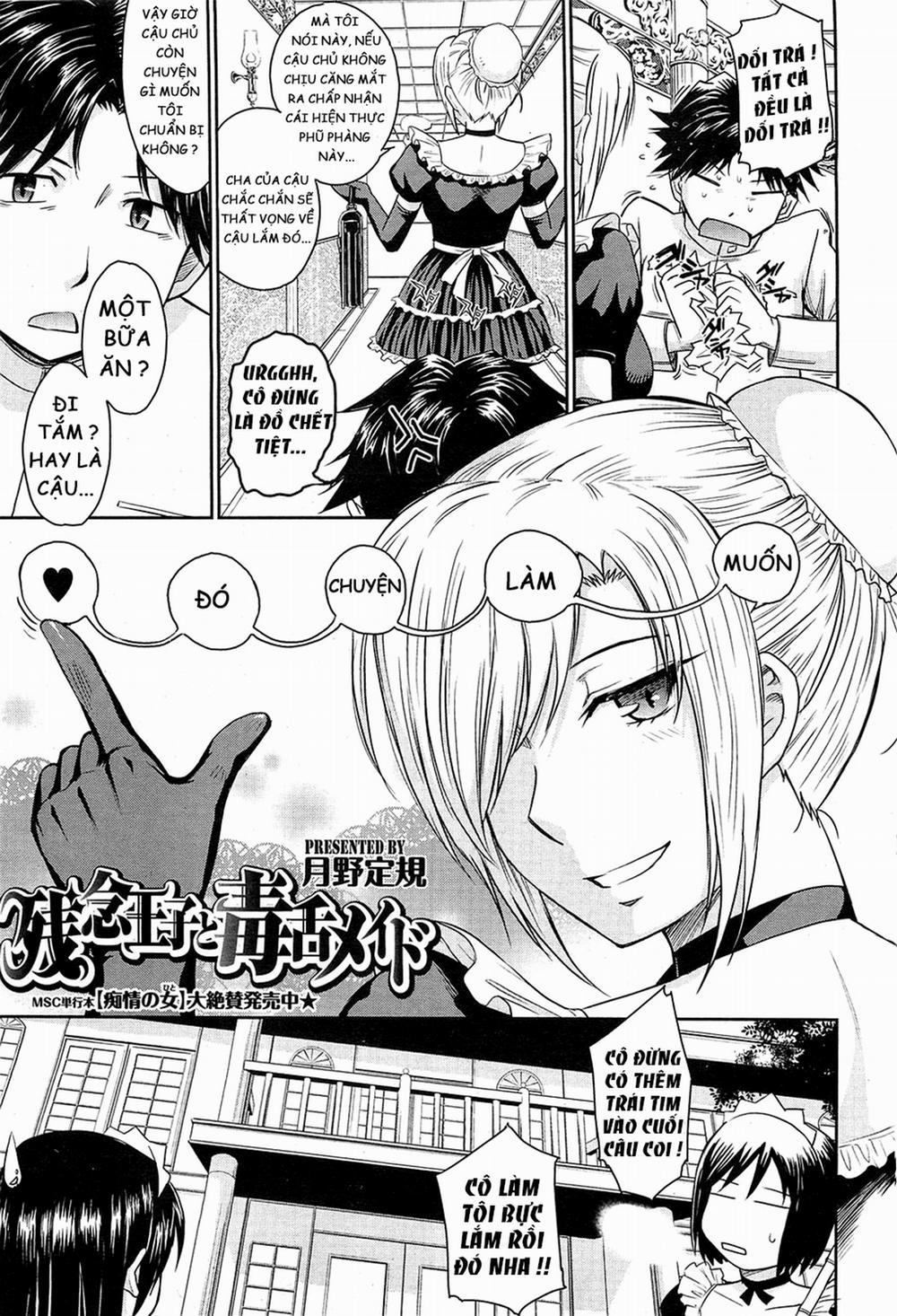 HentaiVN.net - Ảnh 3 - Hoàng Tử Ăn Hại Và Cô Hầu Gái Mặt Dày [Pathetic Prince & Spiteful Maid] - Chap 1