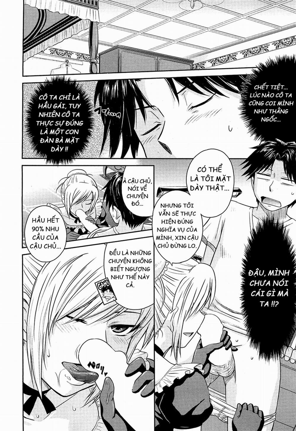 HentaiVN.net - Ảnh 4 - Hoàng Tử Ăn Hại Và Cô Hầu Gái Mặt Dày [Pathetic Prince & Spiteful Maid] - Chap 1