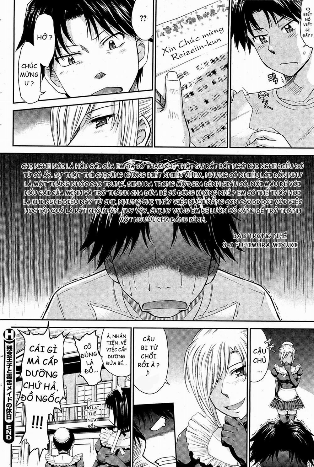 HentaiVN.net - Ảnh 24 - Hoàng Tử Ăn Hại Và Cô Hầu Gái Mặt Dày [Pathetic Prince & Spiteful Maid] - Chap 2