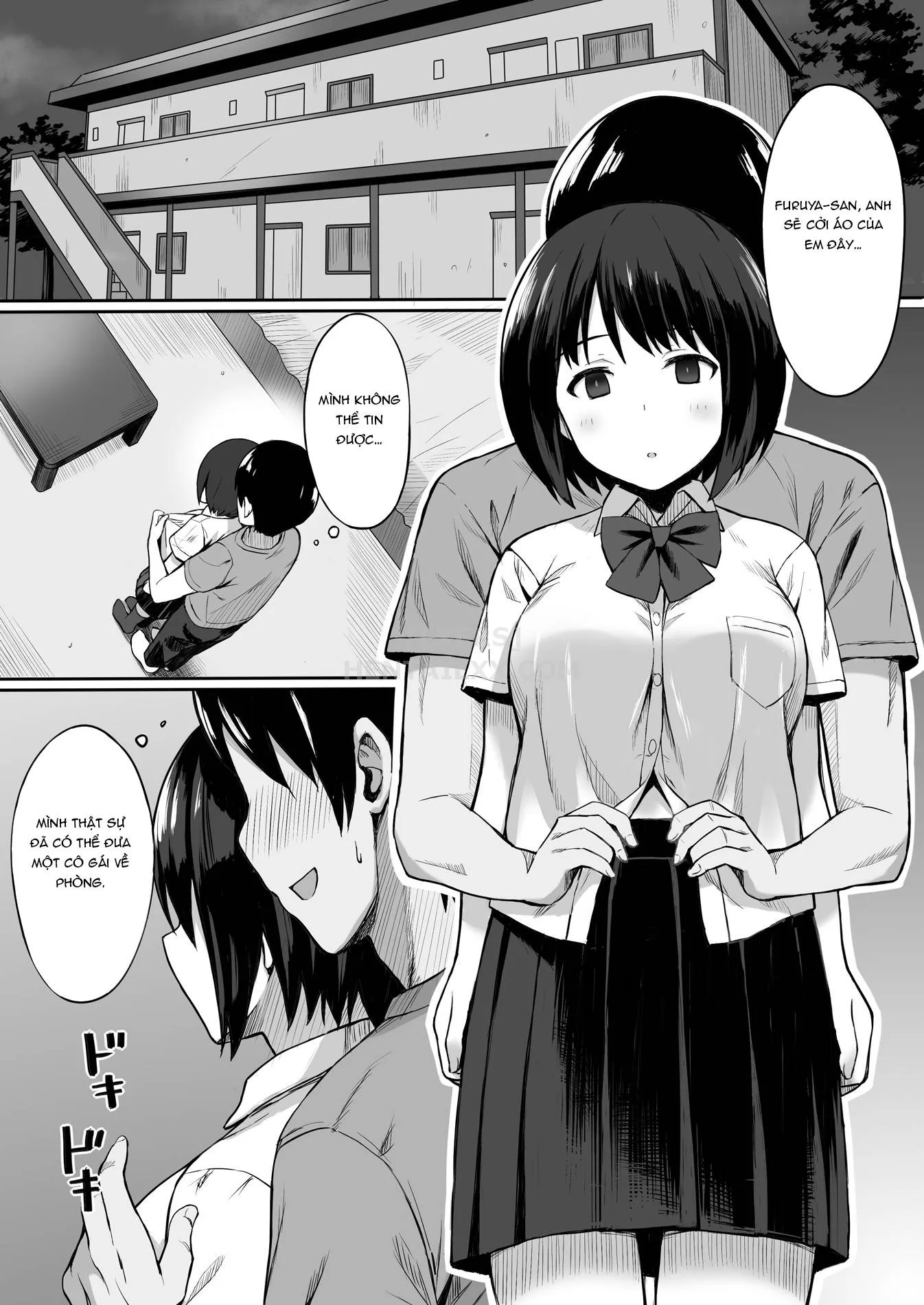 HentaiVN.net - Ảnh 3 - Fukujuu No Noroi De Classmate O Onaho-Ka Suru Hanashi [The Story of Turning Your Classmate into an Onahole through a Curse of Obedience] - Chap 1