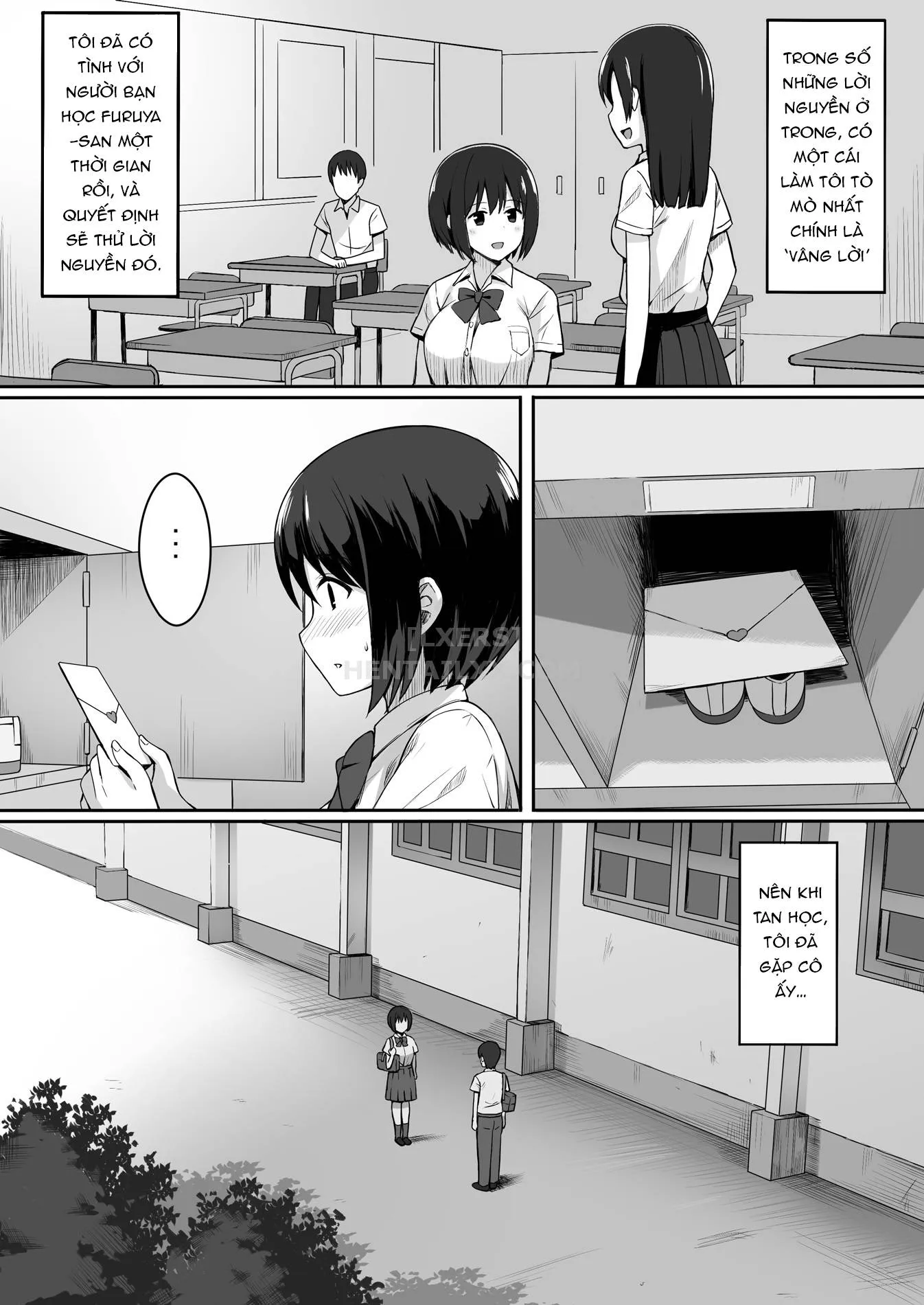 HentaiVN.net - Ảnh 5 - Fukujuu No Noroi De Classmate O Onaho-Ka Suru Hanashi [The Story of Turning Your Classmate into an Onahole through a Curse of Obedience] - Chap 1