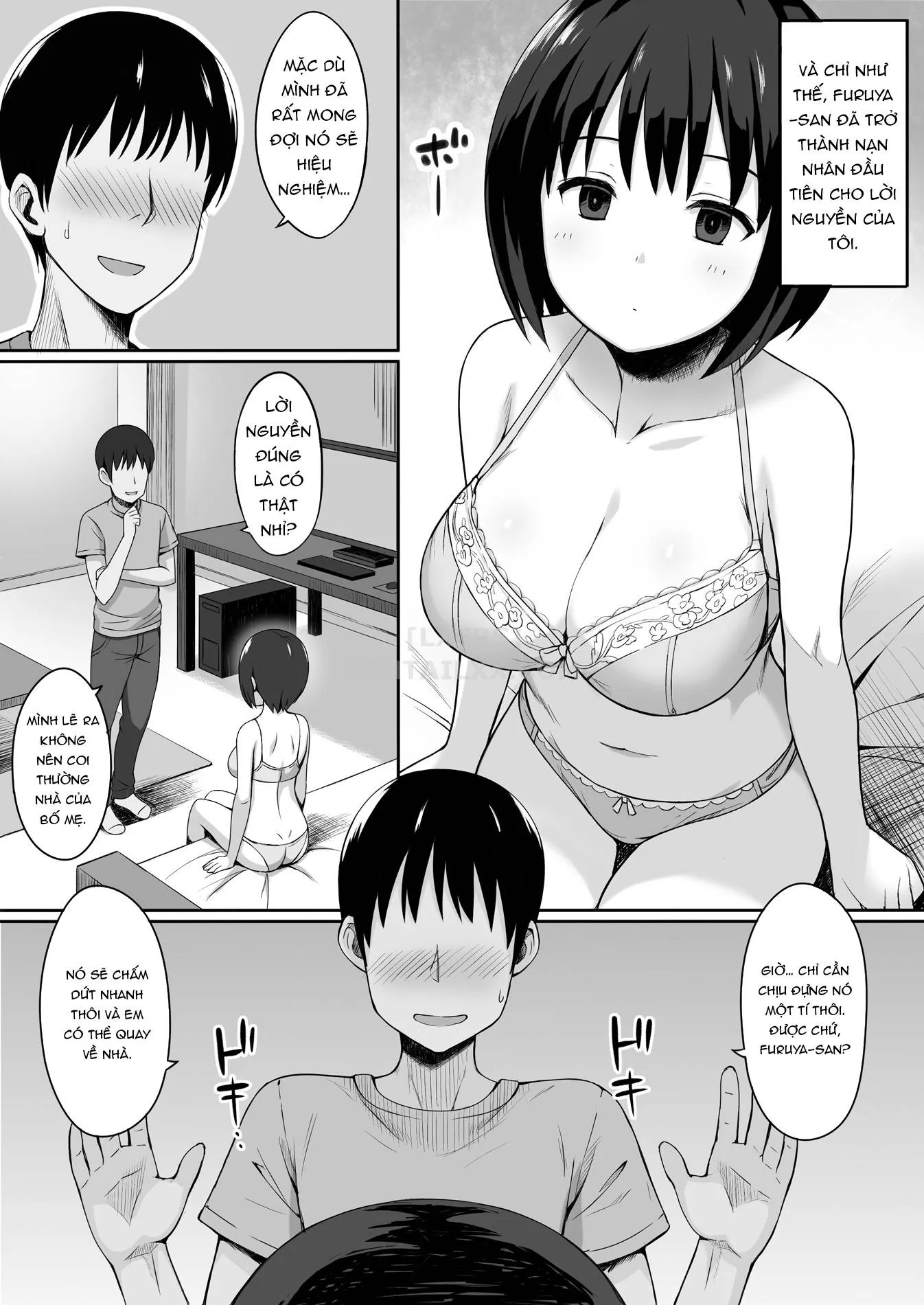 HentaiVN.net - Ảnh 7 - Fukujuu No Noroi De Classmate O Onaho-Ka Suru Hanashi [The Story of Turning Your Classmate into an Onahole through a Curse of Obedience] - Chap 1