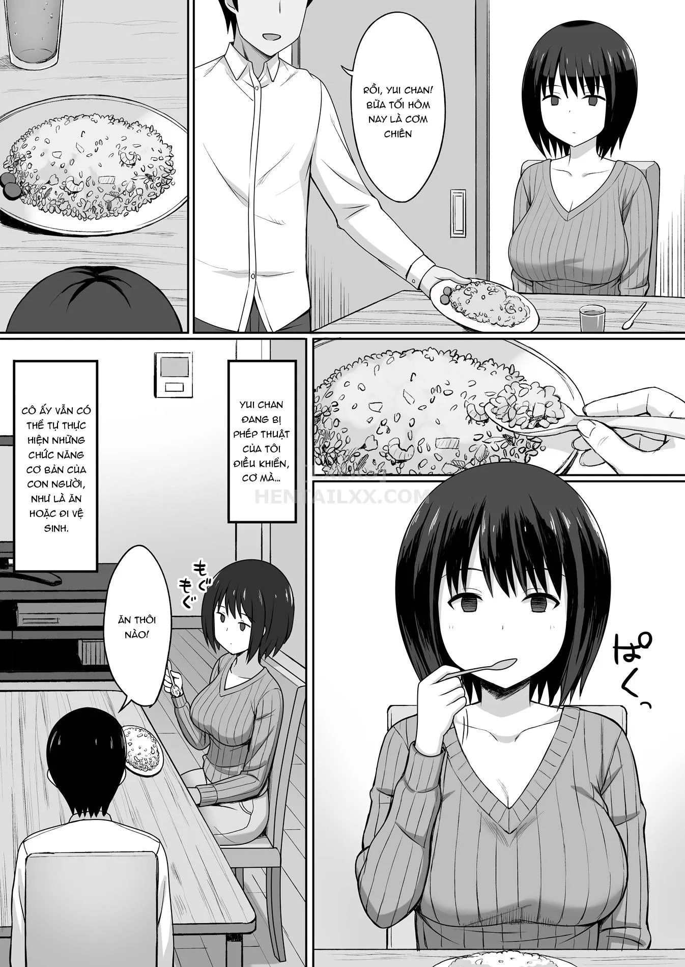 HentaiVN.net - Ảnh 4 - Fukujuu No Noroi De Classmate O Onaho-Ka Suru Hanashi [The Story of Turning Your Classmate into an Onahole through a Curse of Obedience] - Chap 2 ~Sonogo~