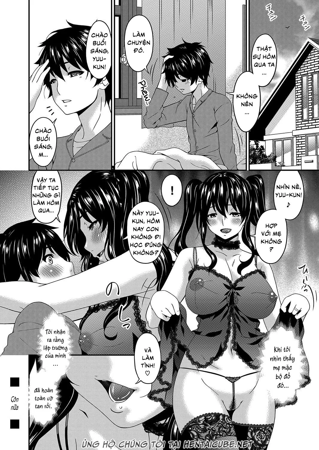 HentaiVN.net - Ảnh 20 - Mikami-kun no Kinshin Jijou [Mikami-kun’s Incestuous Situation] - Chap 1