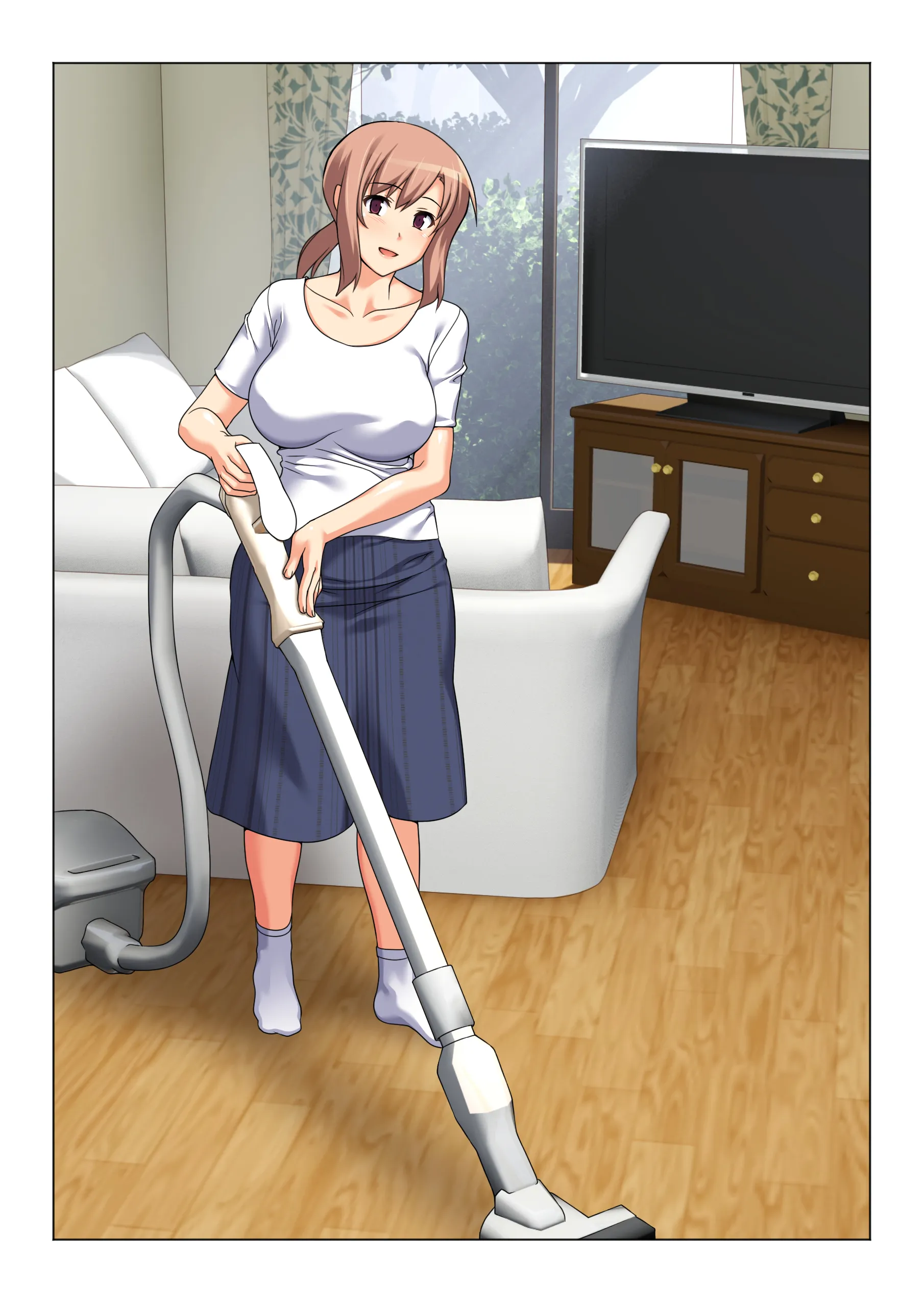 HentaiVN.net - Ảnh 12 - Điều kiện để được mây mưa với mẹ [Mom Will Put Out Everyday] - Artist CG