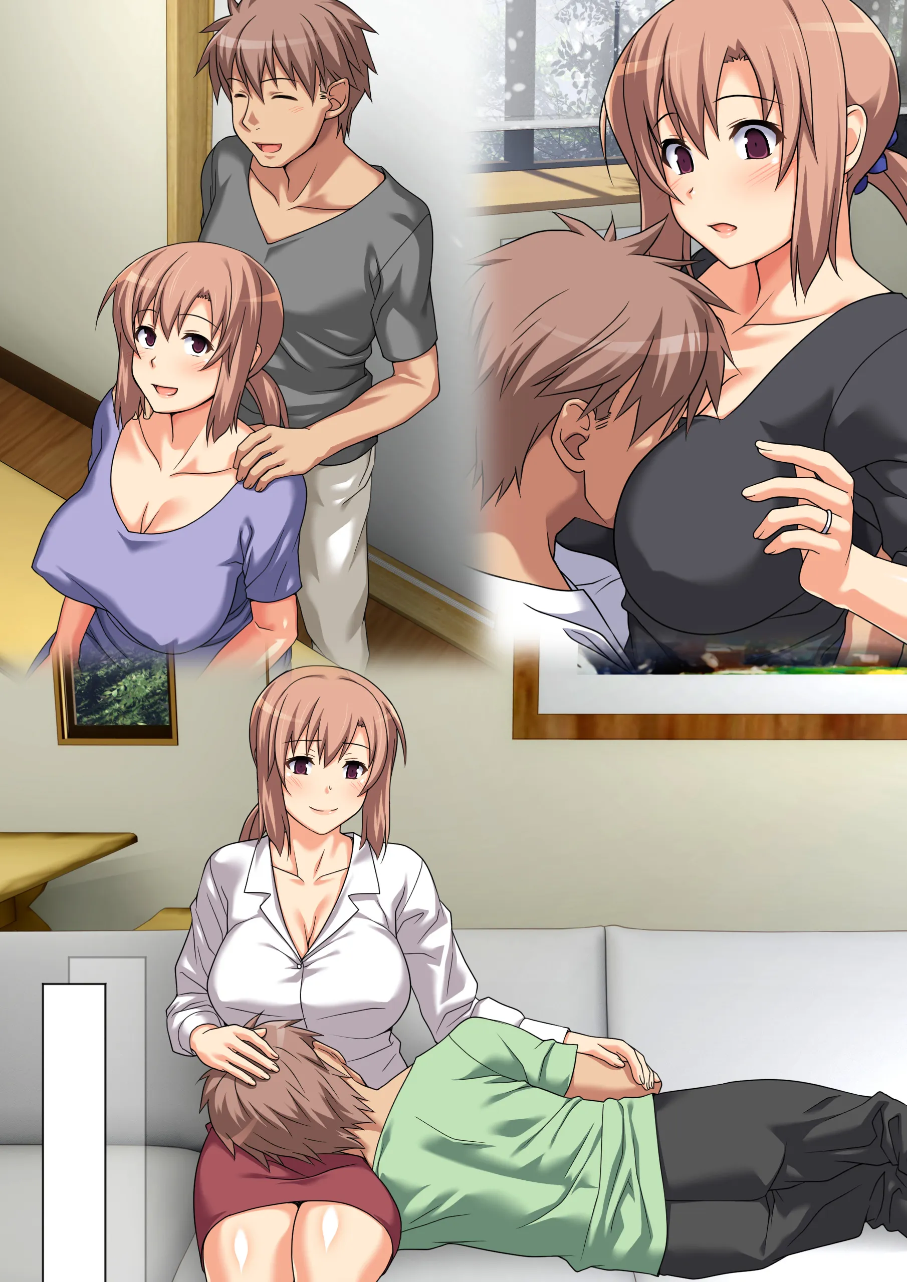 HentaiVN.net - Ảnh 36 - Điều kiện để được mây mưa với mẹ [Mom Will Put Out Everyday] - Artist CG