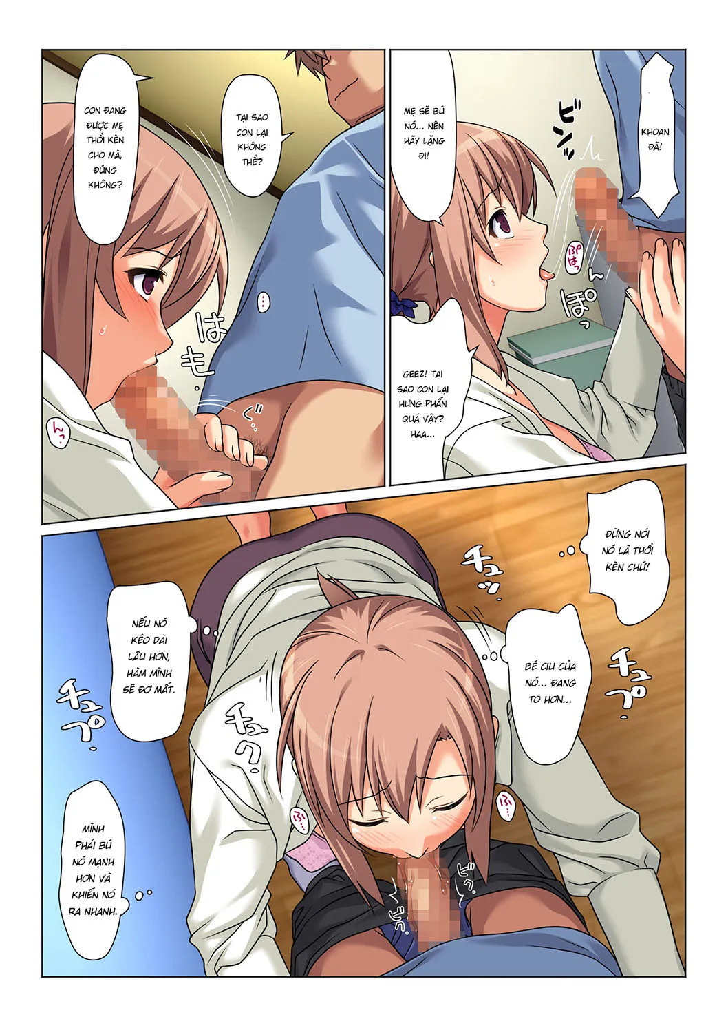 HentaiVN.net - Ảnh 18 - Điều kiện để được mây mưa với mẹ [Mom Will Put Out Everyday] - Chap 1
