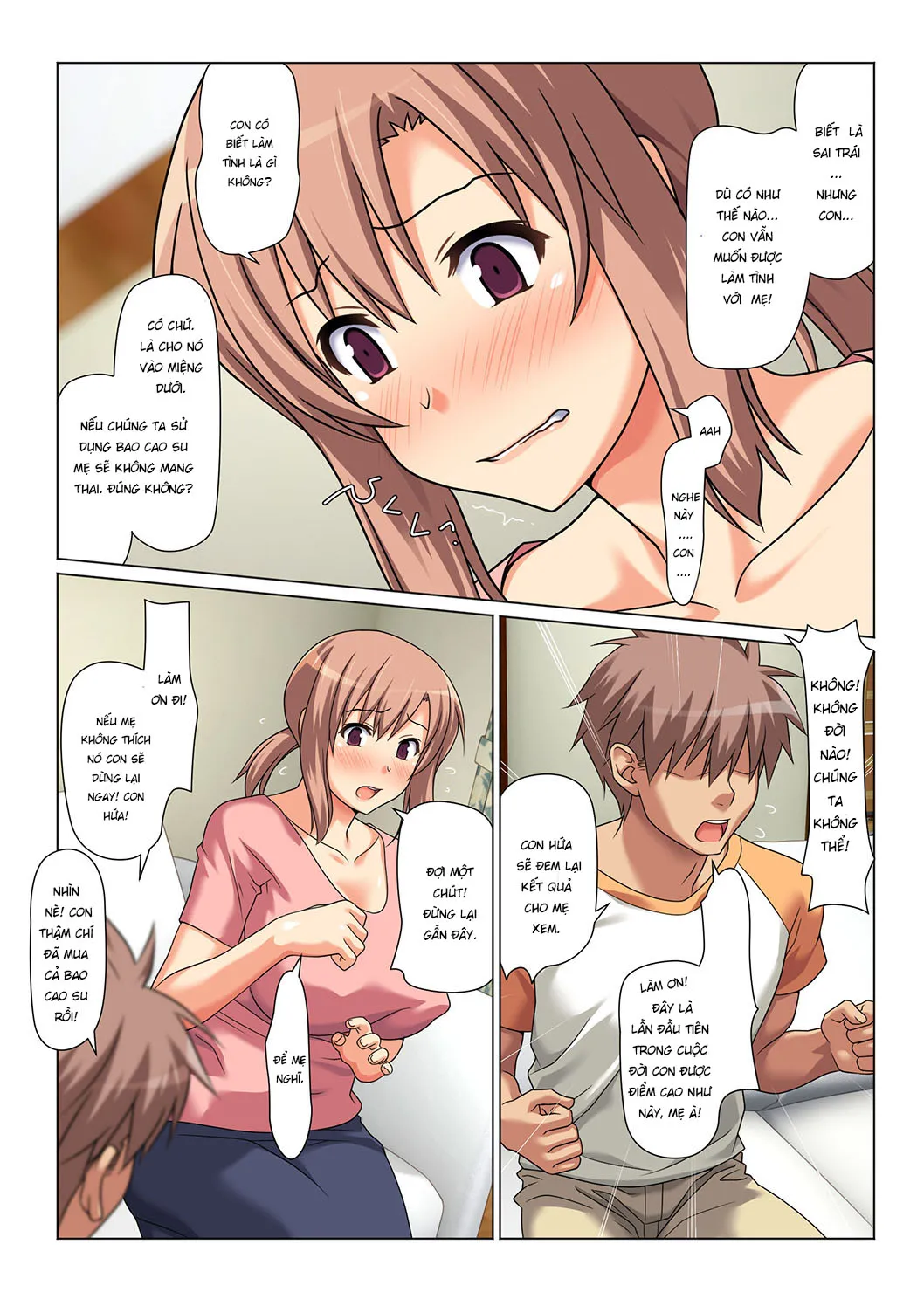 HentaiVN.net - Ảnh 23 - Điều kiện để được mây mưa với mẹ [Mom Will Put Out Everyday] - Chap 1