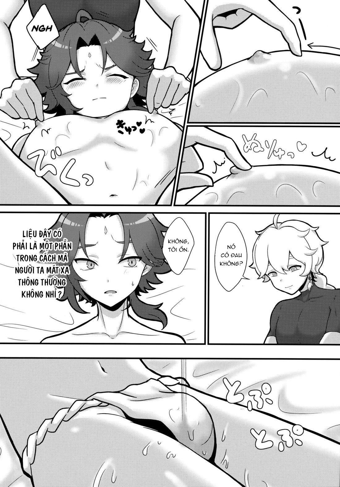 HentaiVN.net - Ảnh 16 - Aether x Xiao, câu chuyện làm tình của họ - Oneshot