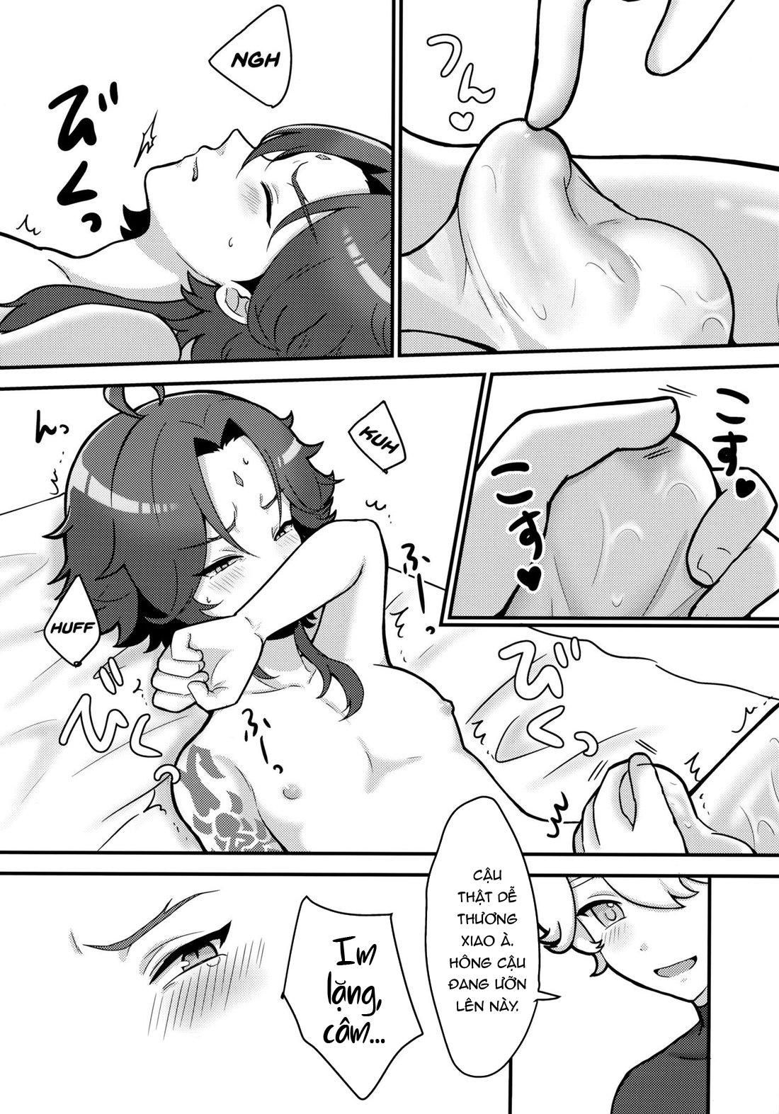 HentaiVN.net - Ảnh 18 - Aether x Xiao, câu chuyện làm tình của họ - Oneshot
