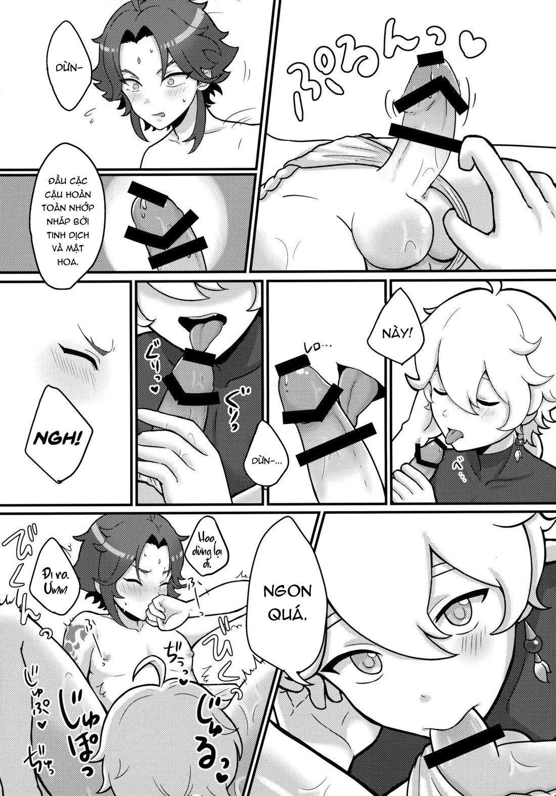 HentaiVN.net - Ảnh 19 - Aether x Xiao, câu chuyện làm tình của họ - Oneshot