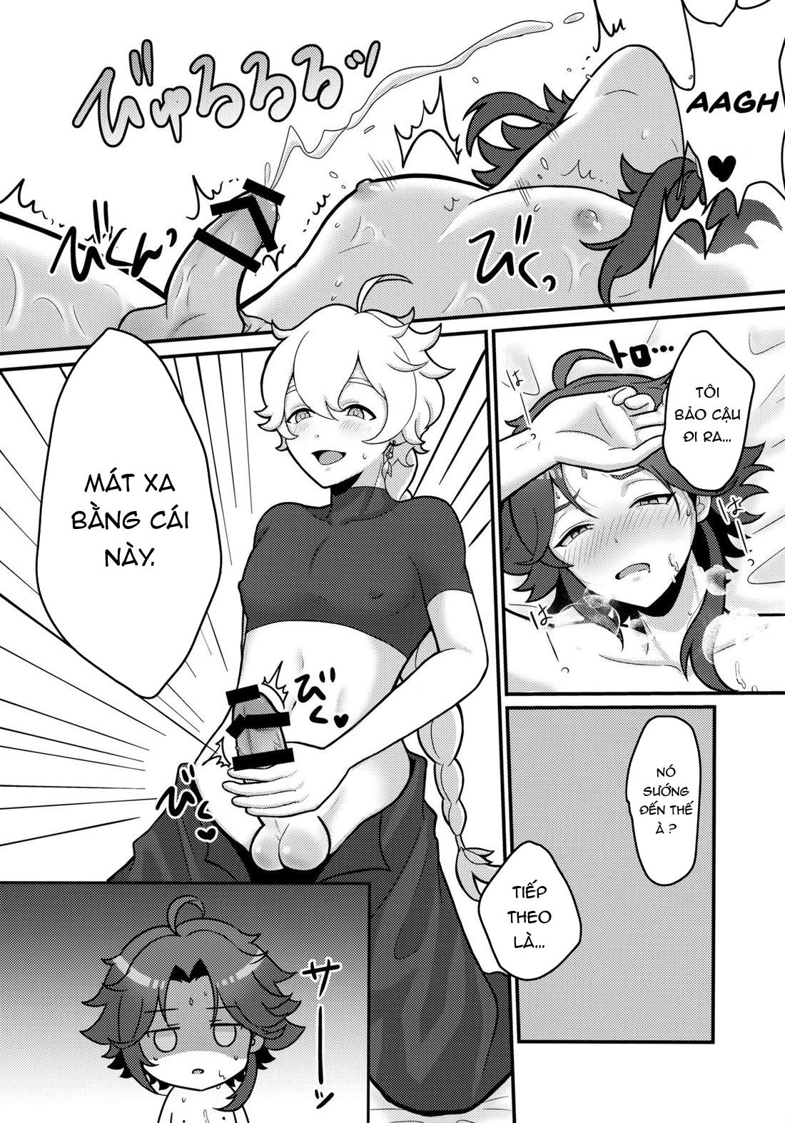 HentaiVN.net - Ảnh 20 - Aether x Xiao, câu chuyện làm tình của họ - Oneshot