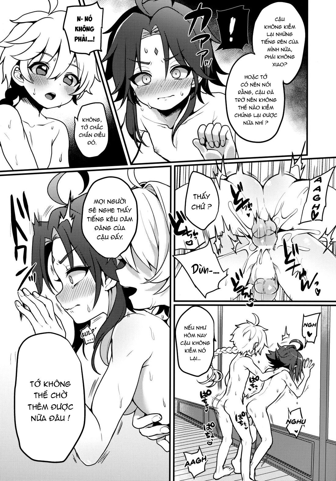 HentaiVN.net - Ảnh 5 - Aether x Xiao, câu chuyện làm tình của họ - Oneshot