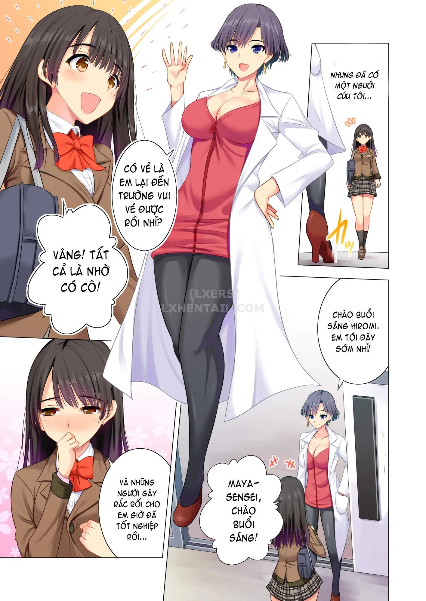 HentaiVN.net - Ảnh 9 - Taiiku Kyoushi ni Kegasareta Yuri no Hanazono - Oneshot