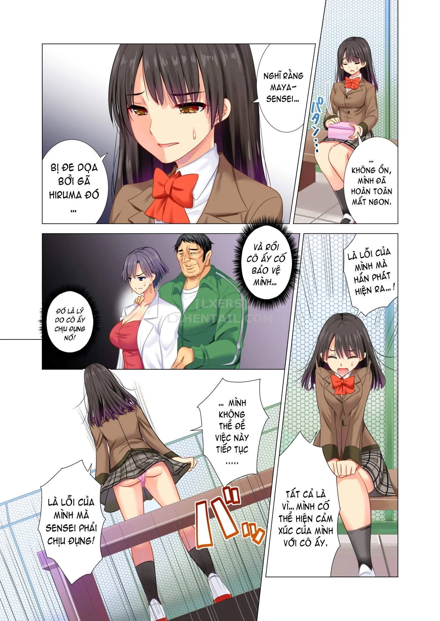 HentaiVN.net - Ảnh 23 - Taiiku Kyoushi ni Kegasareta Yuri no Hanazono - Oneshot