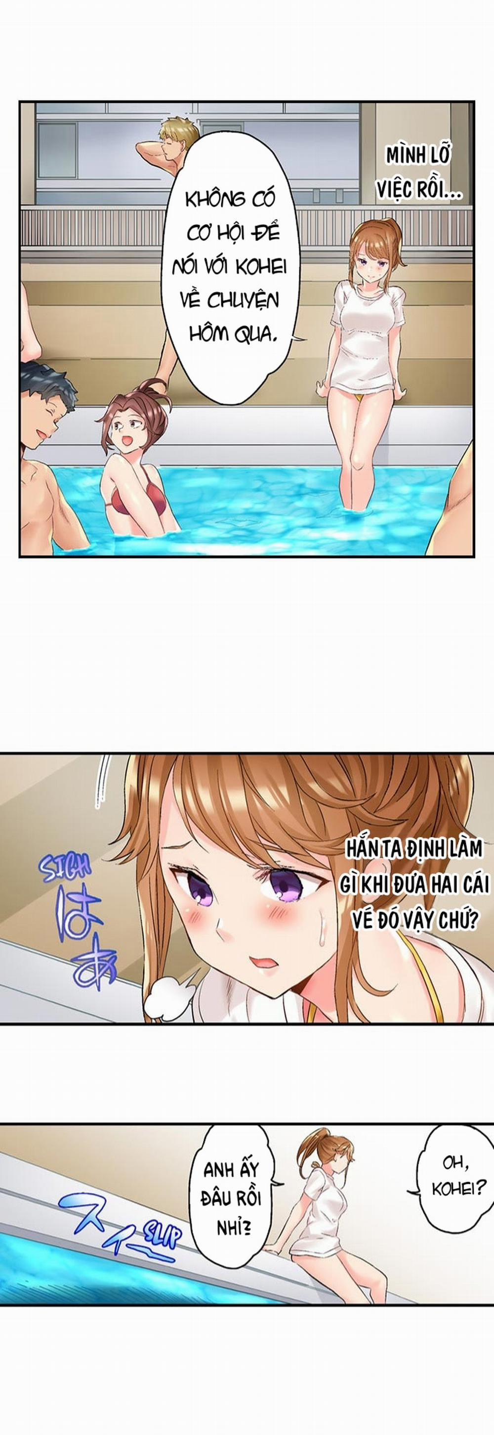 HentaiVN.net - Ảnh 11 - Mát xa Sung Sướng [Massage NTR] - Chương 4 Hồ bơi