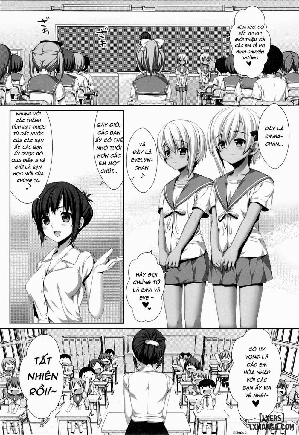 HentaiVN.net - Ảnh 4 - Futago no Tenkousei Ema to Eve [Twin Transfer Students Ema and Eve] - Oneshot