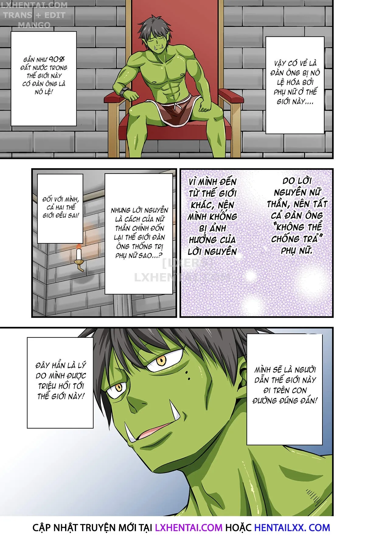 HentaiVN.net - Ảnh 27 - When A Charismatic Male Pornstar Is Reborn In Another World As A Stamina Daddy Orc - Chap 2