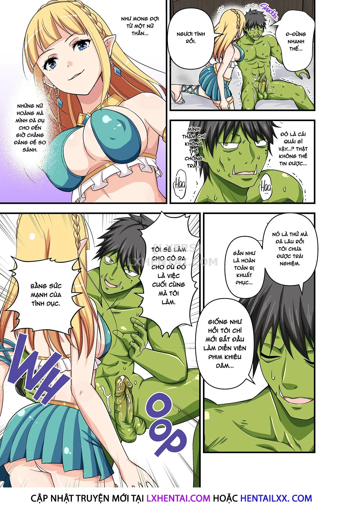 HentaiVN.net - Ảnh 9 - When A Charismatic Male Pornstar Is Reborn In Another World As A Stamina Daddy Orc - Chap 3 - [END]