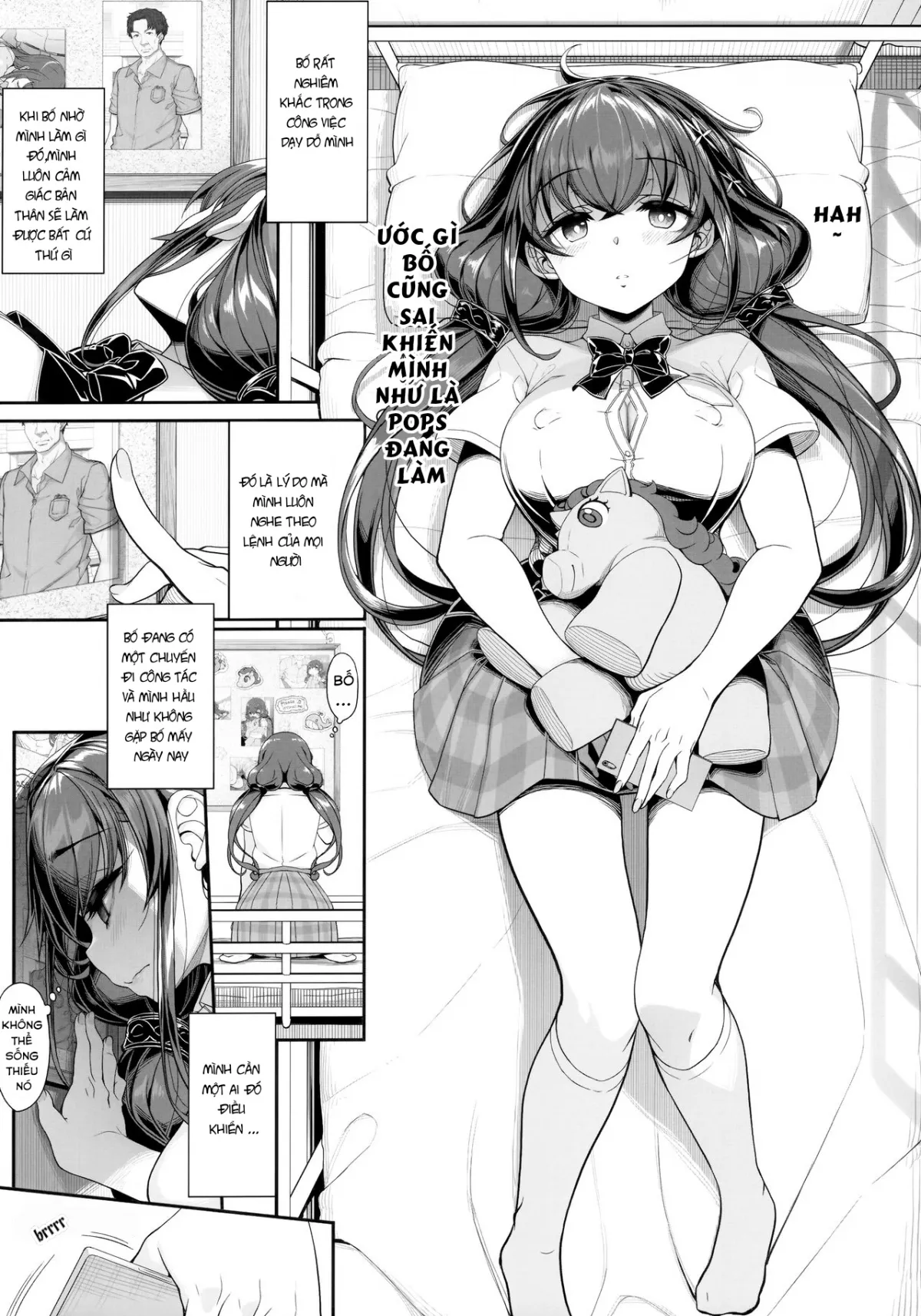 HentaiVN.net - Ảnh 10 - Tanetsuke Oji-san no JC Sennou Appli [An Old Guy's Schoolgirl Hypno App] - Oneshot