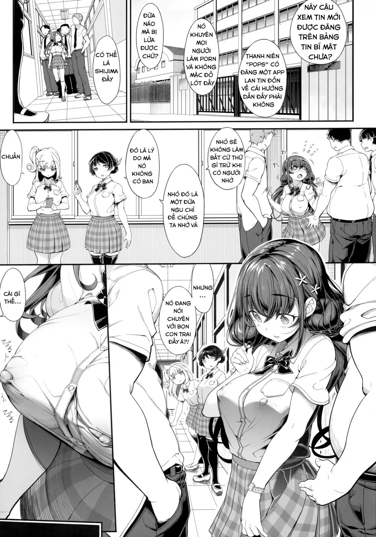 HentaiVN.net - Ảnh 8 - Tanetsuke Oji-san no JC Sennou Appli [An Old Guy's Schoolgirl Hypno App] - Oneshot