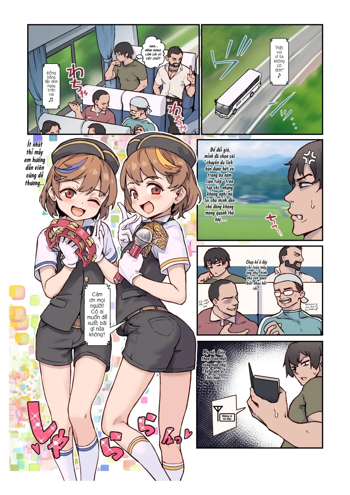HentaiVN.net - Ảnh 7 - READ ONLINE Youkoso Riko & Rika no Otokonoko Gohoushi ♂ Bus Guide Tour [Welcome!! Riko & Rika's Trap Servicei ♂ Bus Guide Tour] - Oneshot