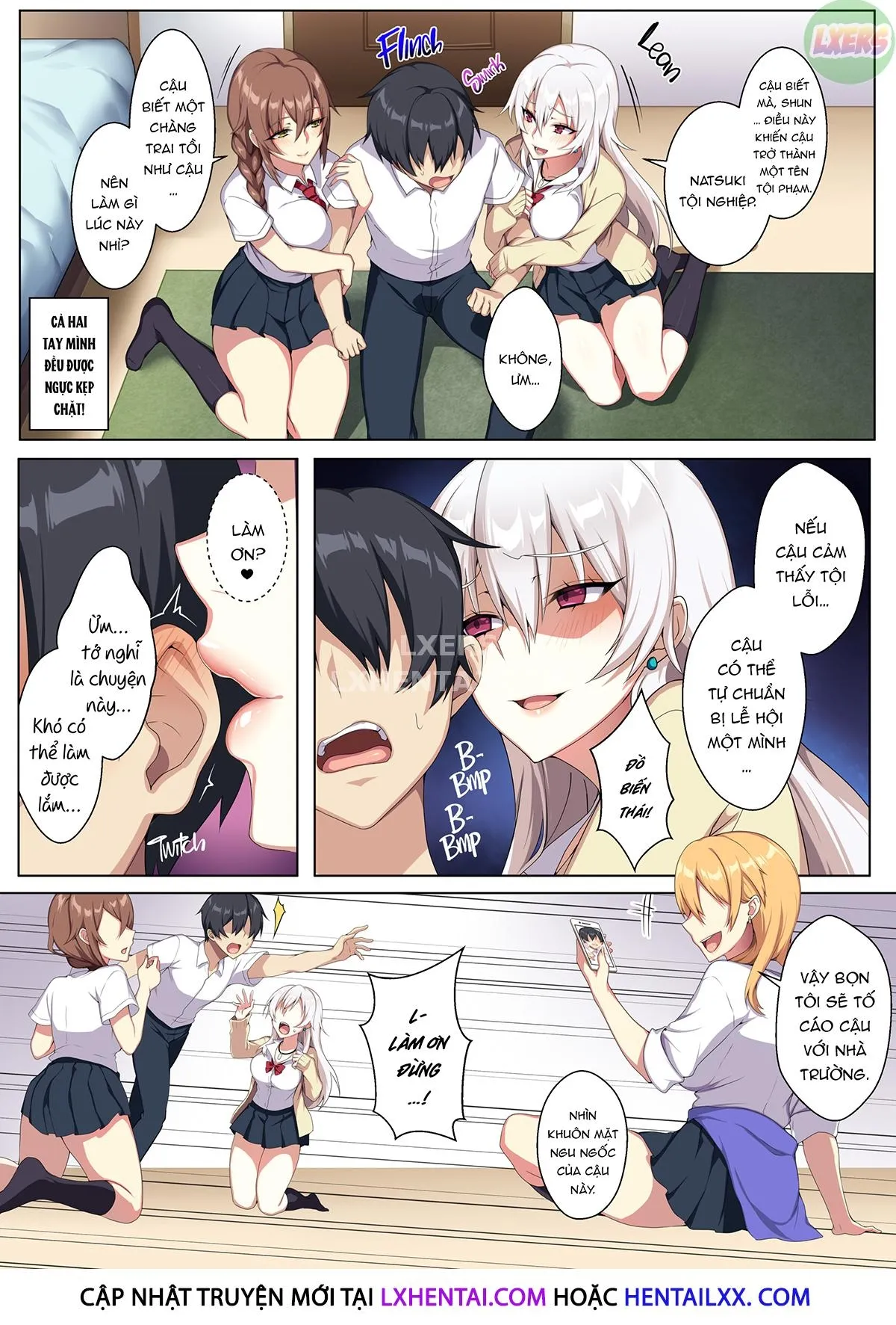 HentaiVN.net - Ảnh 9 - Gyarus in My Room for a Fuckfest [Karui Kimochi De Heya Ni Ageta Gal To Hamemakuri!?] - Oneshot