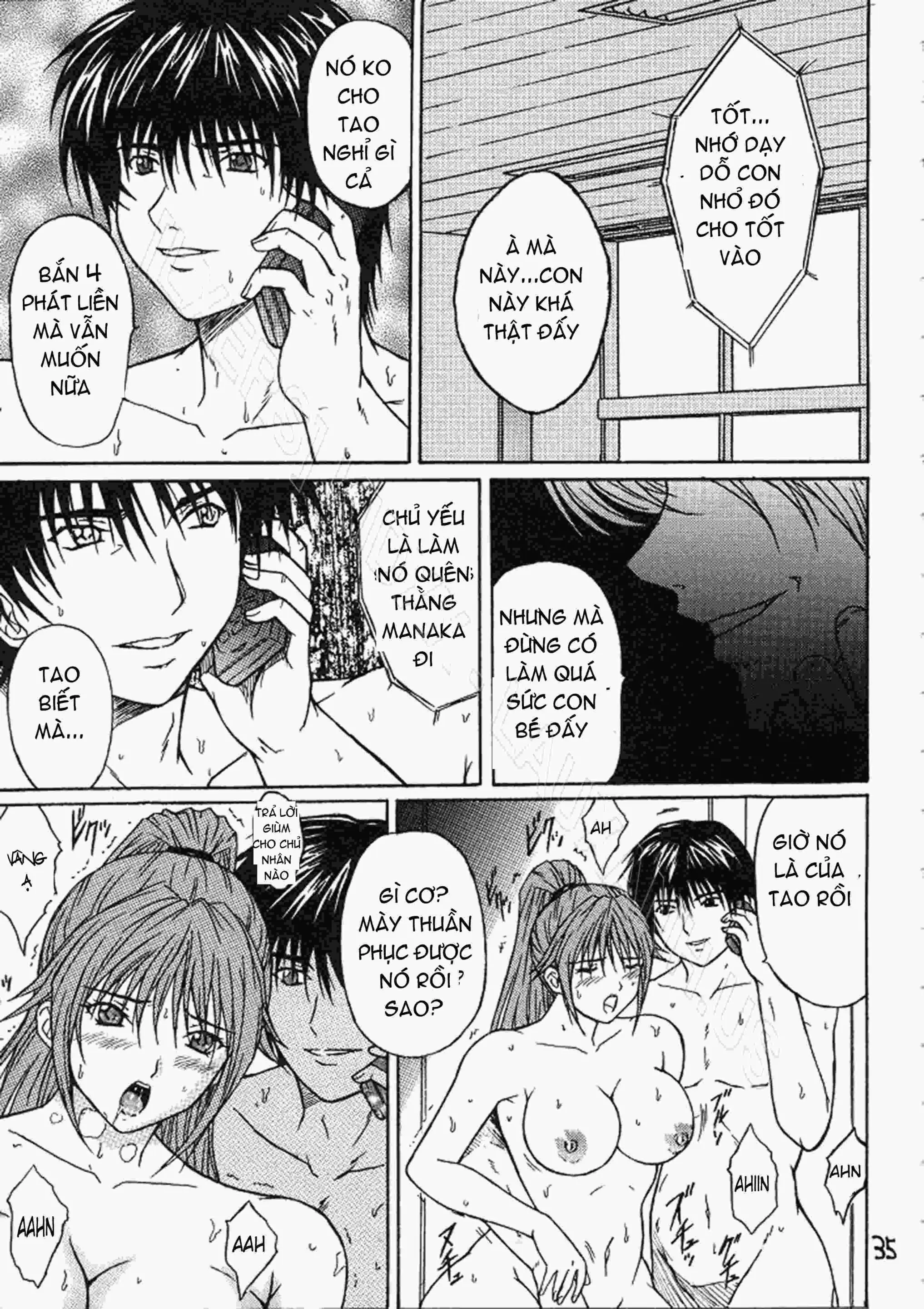 HentaiVN.net - Ảnh 34 - Ryoujoku Rensa [陵辱連鎖] - Chap 1