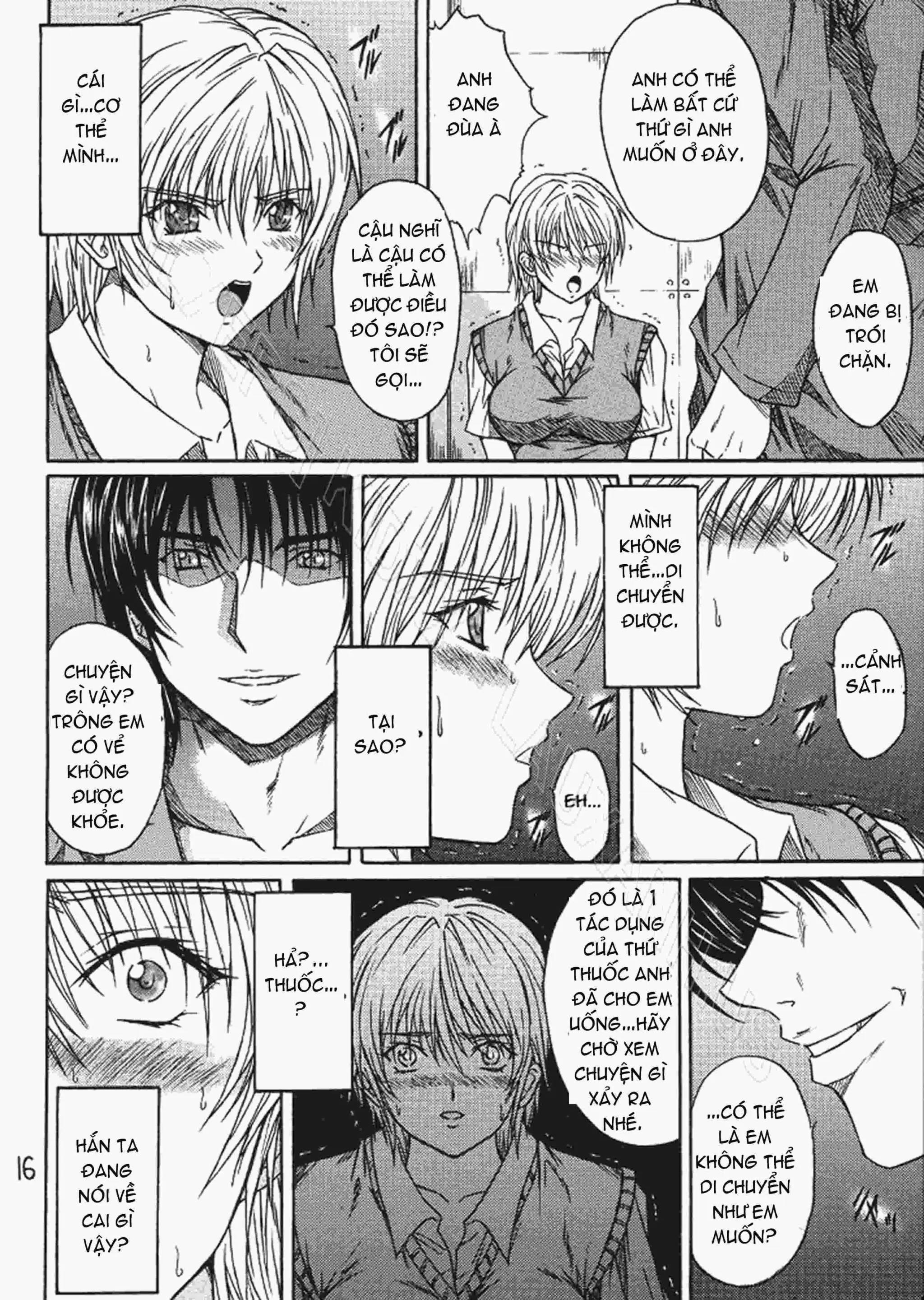HentaiVN.net - Ảnh 15 - Ryoujoku Rensa [陵辱連鎖] - Chap 3