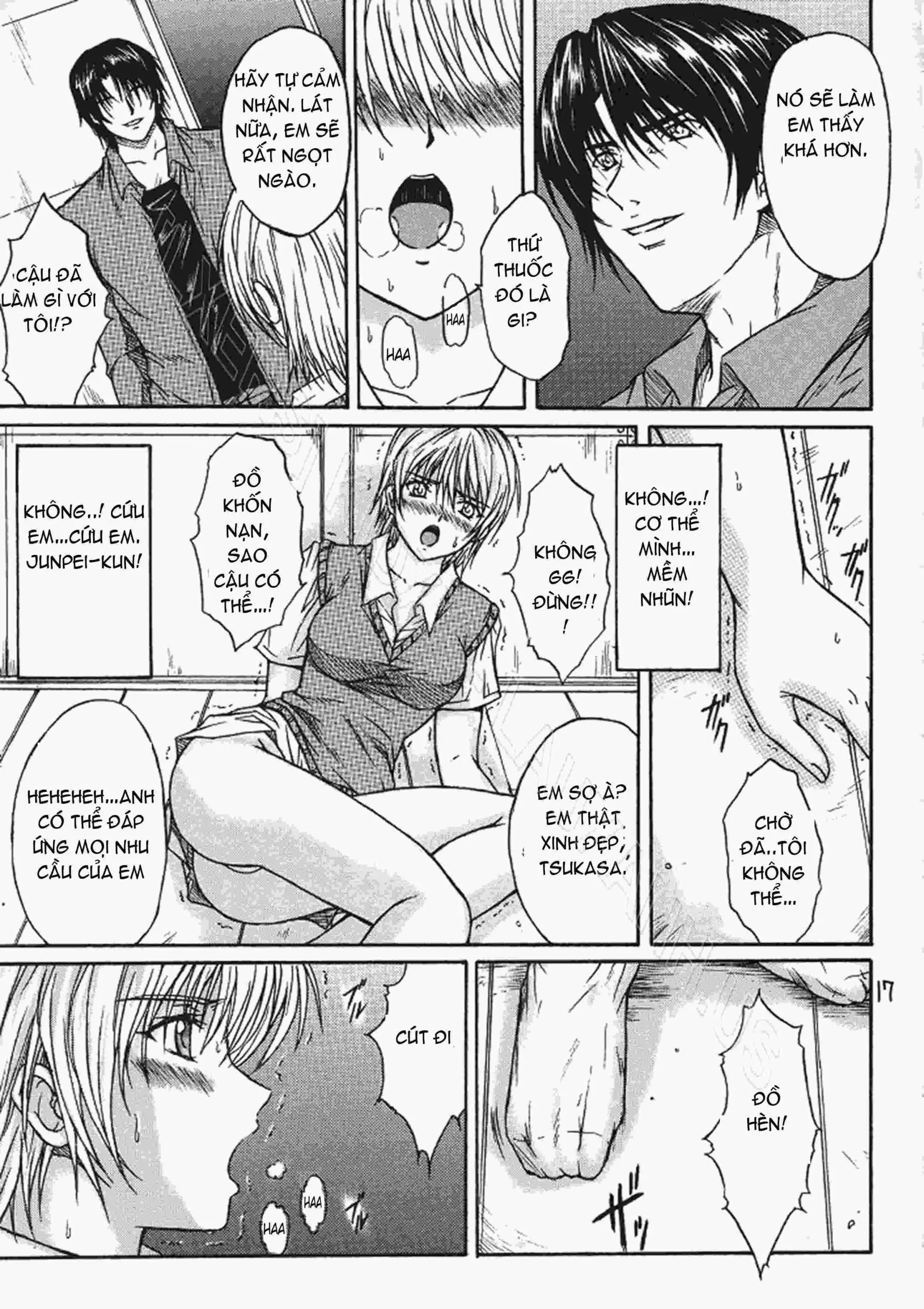 HentaiVN.net - Ảnh 16 - Ryoujoku Rensa [陵辱連鎖] - Chap 3