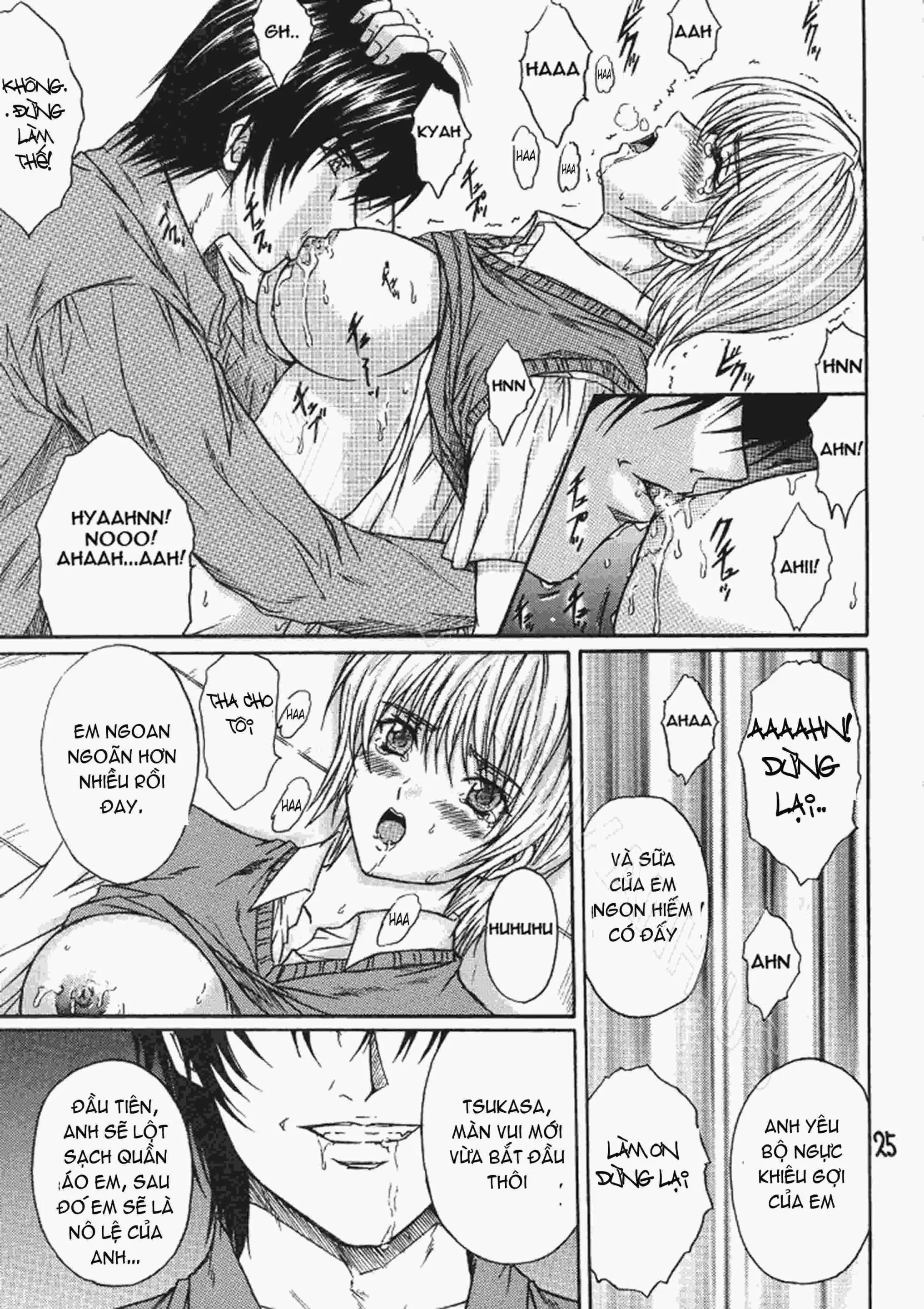HentaiVN.net - Ảnh 24 - Ryoujoku Rensa [陵辱連鎖] - Chap 3