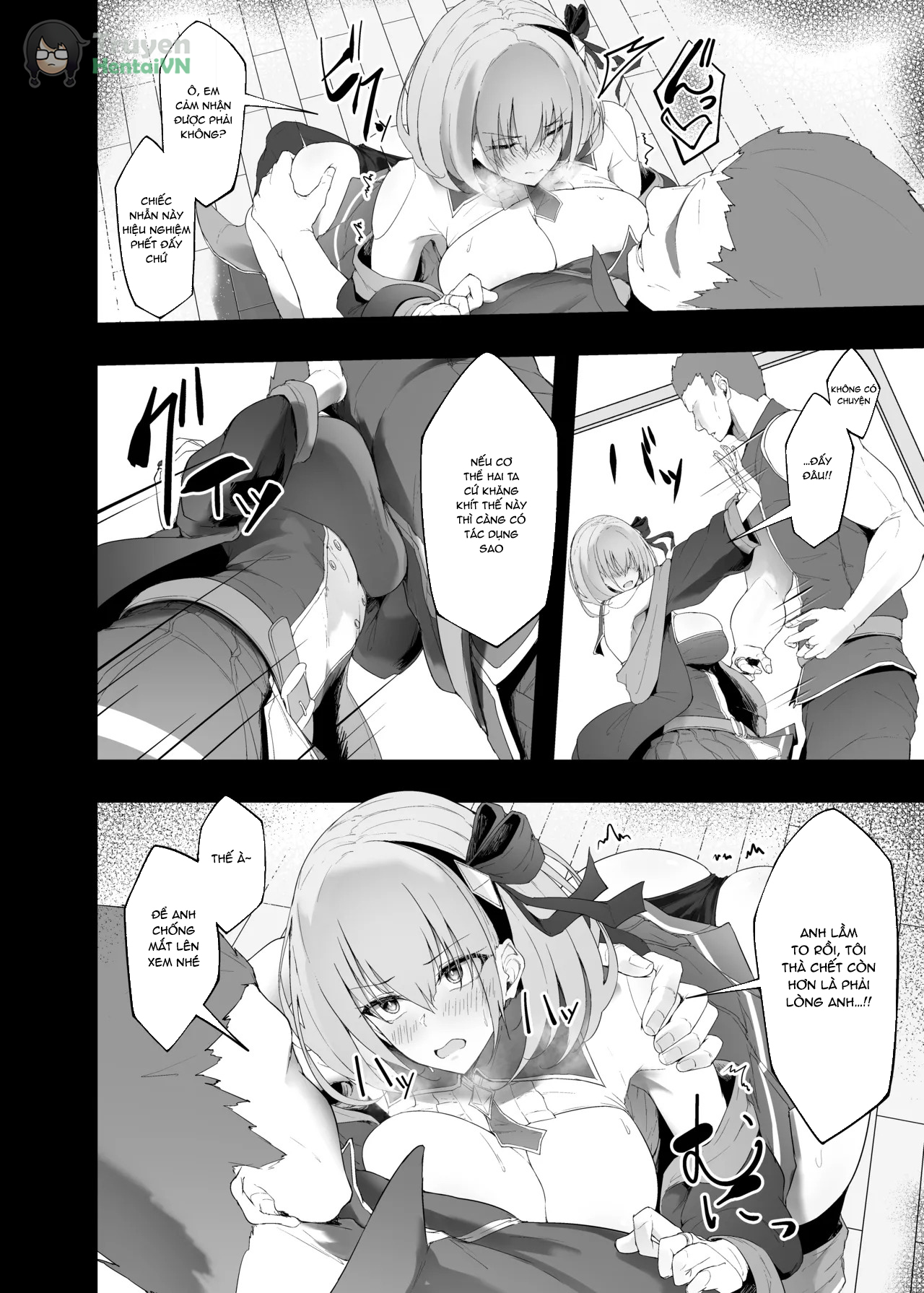 HentaiVN.net - Ảnh 17 - Yuusha no Kanojo wa NTR reru - Oneshot