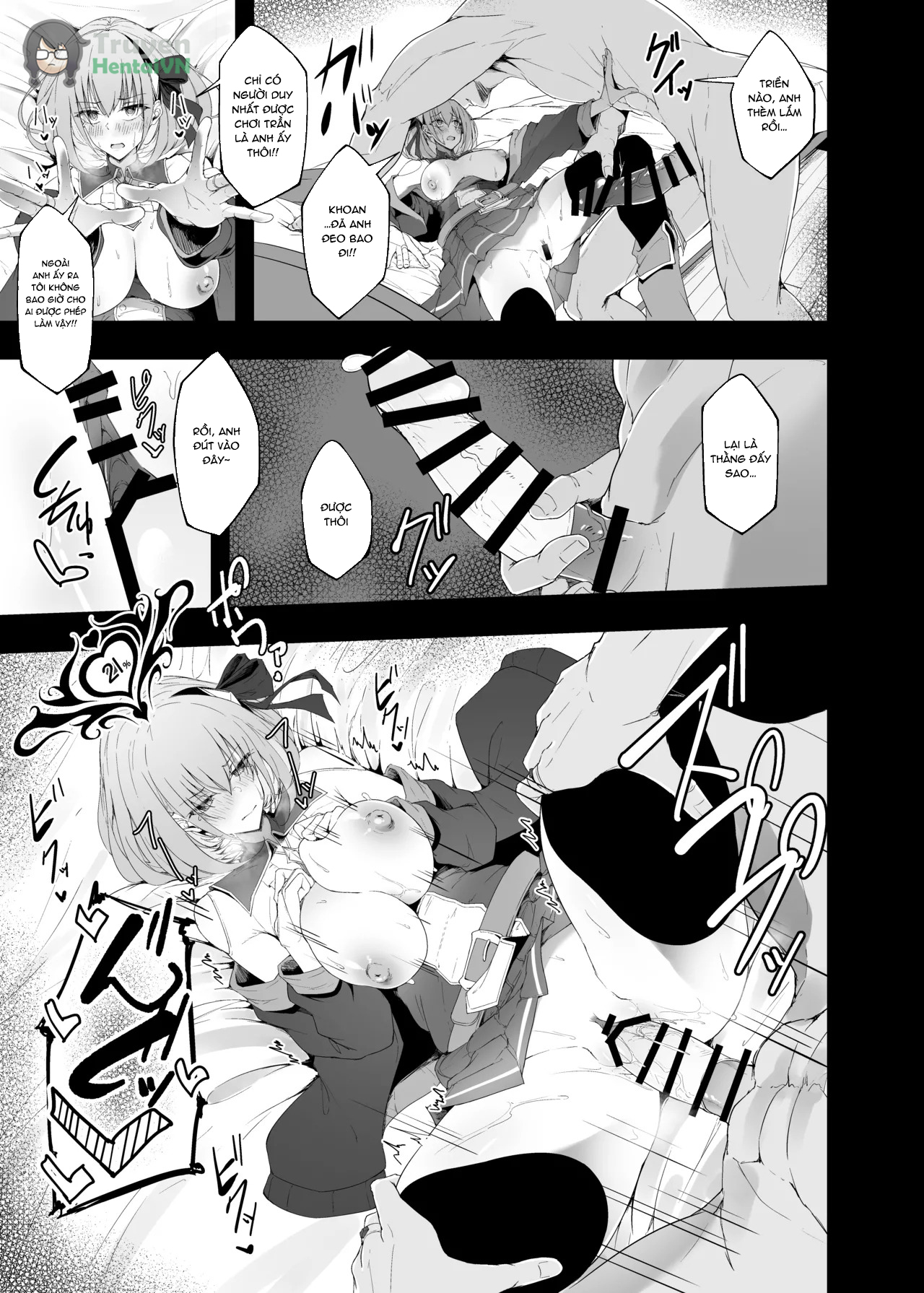 HentaiVN.net - Ảnh 34 - Yuusha no Kanojo wa NTR reru - Oneshot