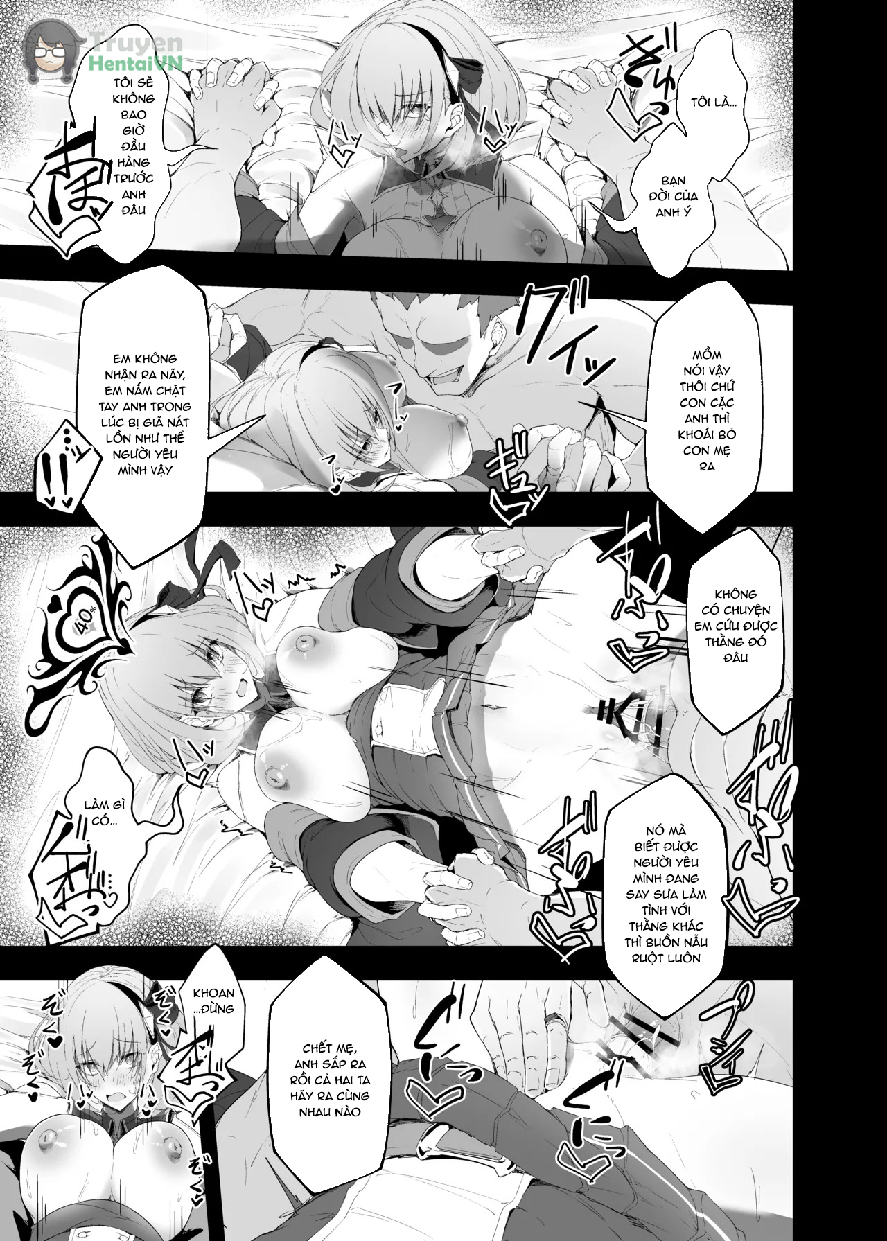 HentaiVN.net - Ảnh 44 - Yuusha no Kanojo wa NTR reru - Oneshot