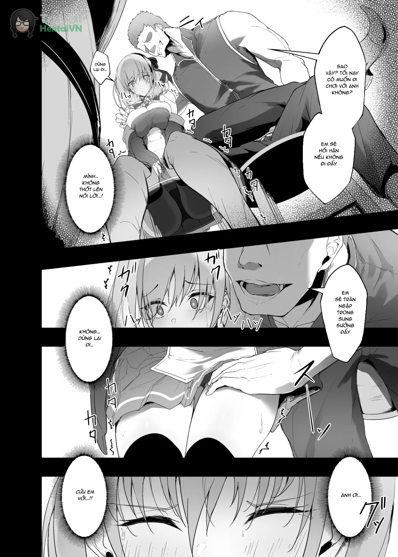 HentaiVN.net - Ảnh 7 - Yuusha no Kanojo wa NTR reru - Oneshot