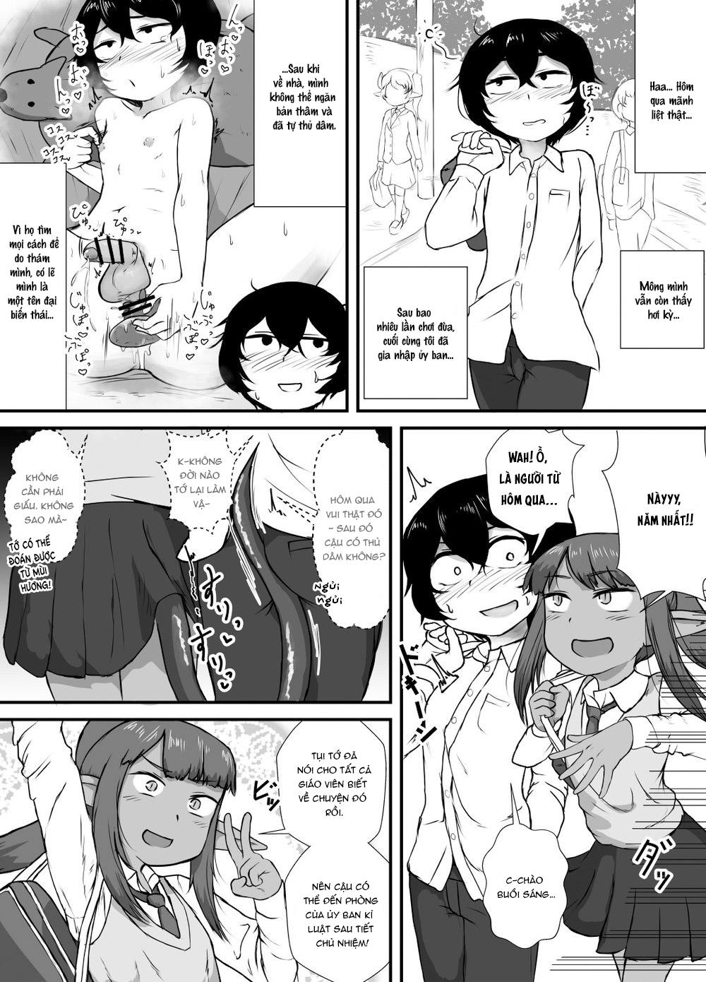 HentaiVN.net - Ảnh 12 - Danshi no Fuuki wa Danshi ga Mamoru! - one shot