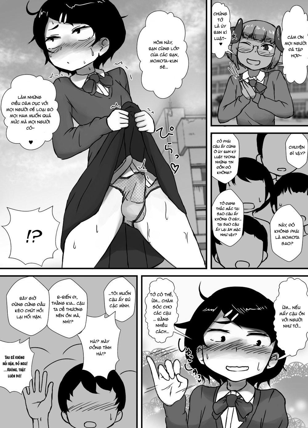 HentaiVN.net - Ảnh 14 - Danshi no Fuuki wa Danshi ga Mamoru! - one shot