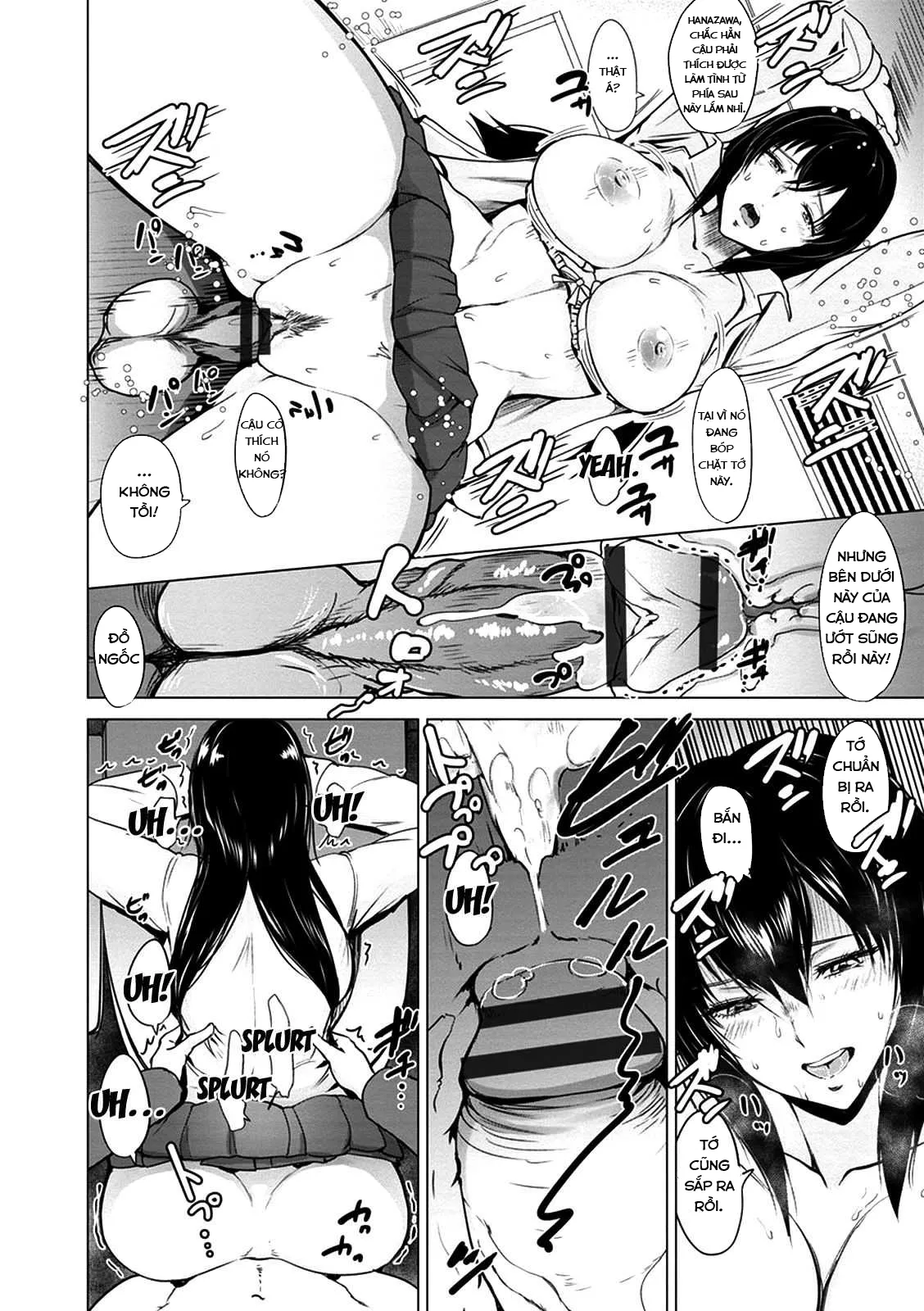 HentaiVN.net - Ảnh 9 - Kimi o Sasou Uzuki Ana - Chap 4: Hanazawa bạn tình tại nhà vệ sinh công cộng!